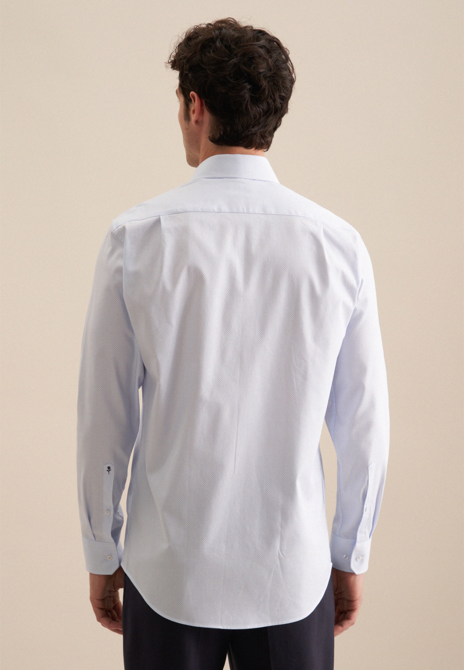 seidensticker Businesshemd »Comfort«, Comfort Langarm Kentkragen Kleinmuster