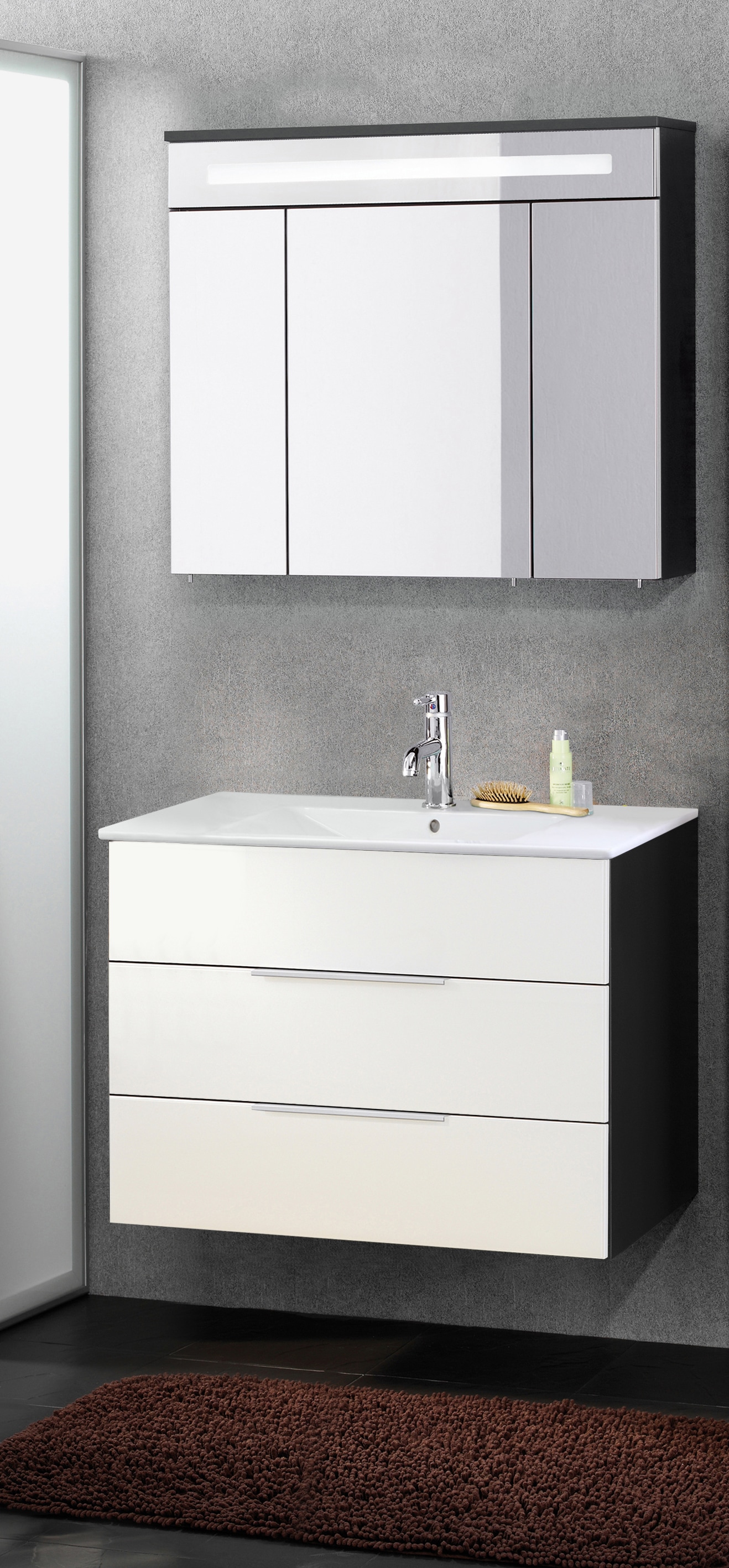 FACKELMANN Waschtisch »Waschplatz-Set KARA« 3 tlg. 3-teilig