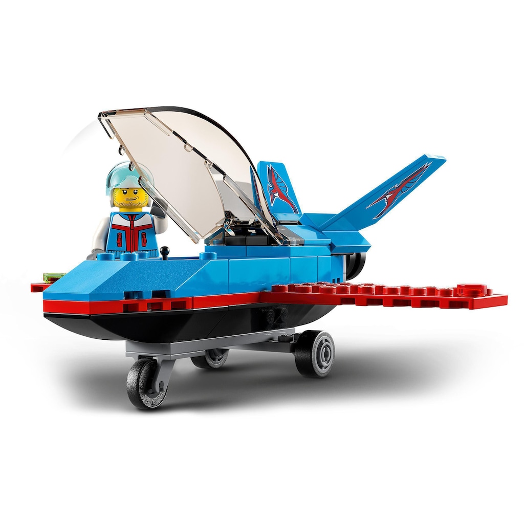 LEGO® Konstruktionsspielsteine »Stuntflugzeug (60323), LEGO® City«, (59 St.)