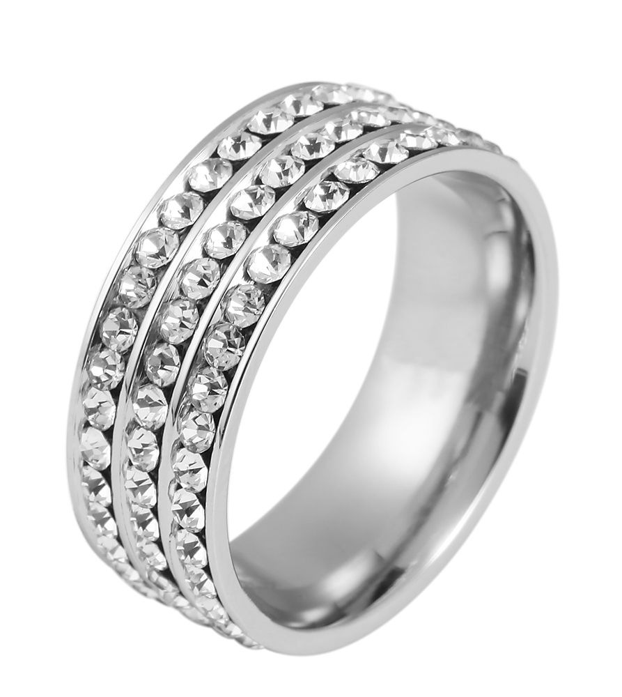 Adelia´s Fingerring »Damen Ring aus Edelstahl«