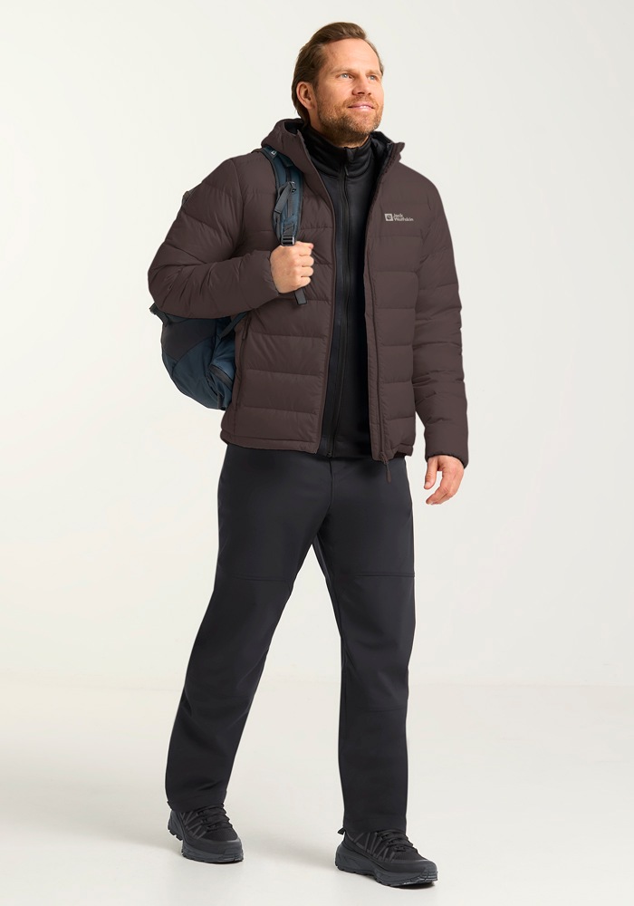 Jack Wolfskin Daunenjacke »ATHER DOWN HOODY M RDS« mit Kapuze