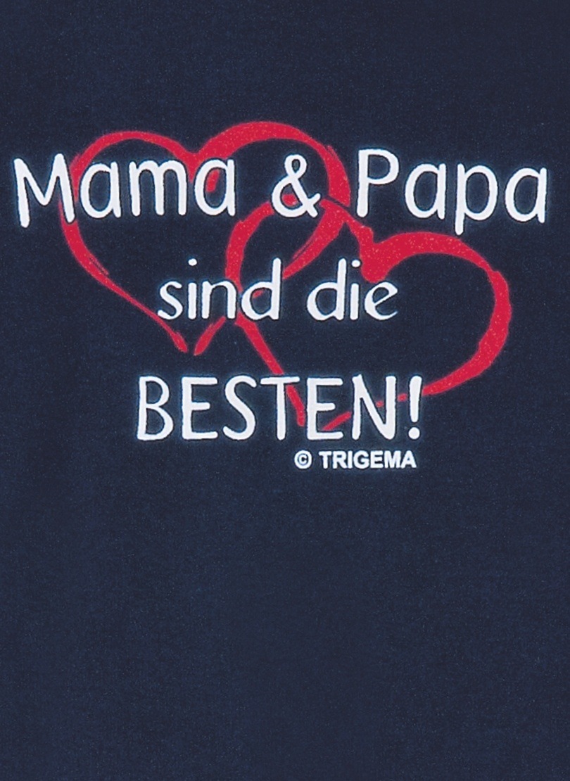 Trigema T-Shirt »TRIGEMA T-Shirt Mama & Papa«, (1 tlg.)