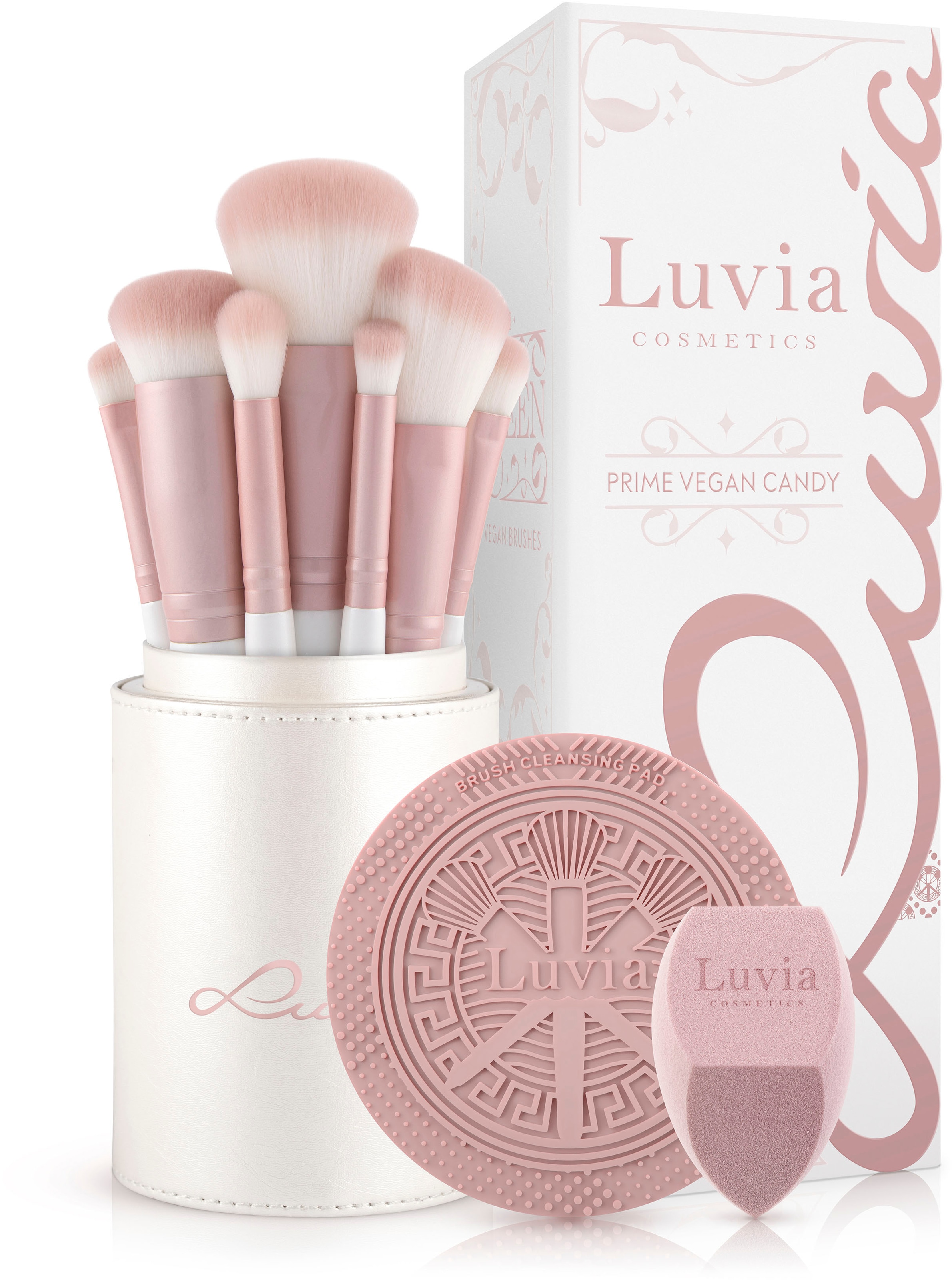 Luvia Cosmetics Kosmetikpinsel-Set »Prime Vegan bei Candy«, kaufen (10 tlg.) OTTO online