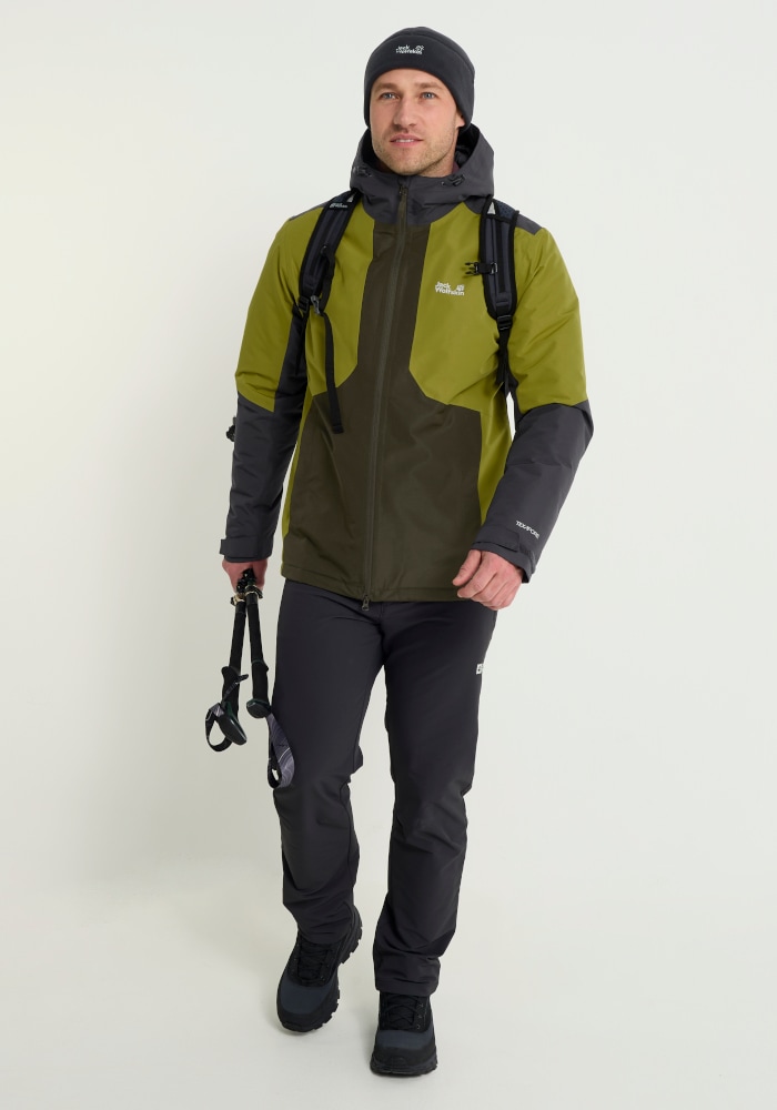 Jack Wolfskin Winterjacke »STONETRAIL 2L INS JKT M« mit Kapuze Winterjacke mit Kapuze, wasserdicht, warm