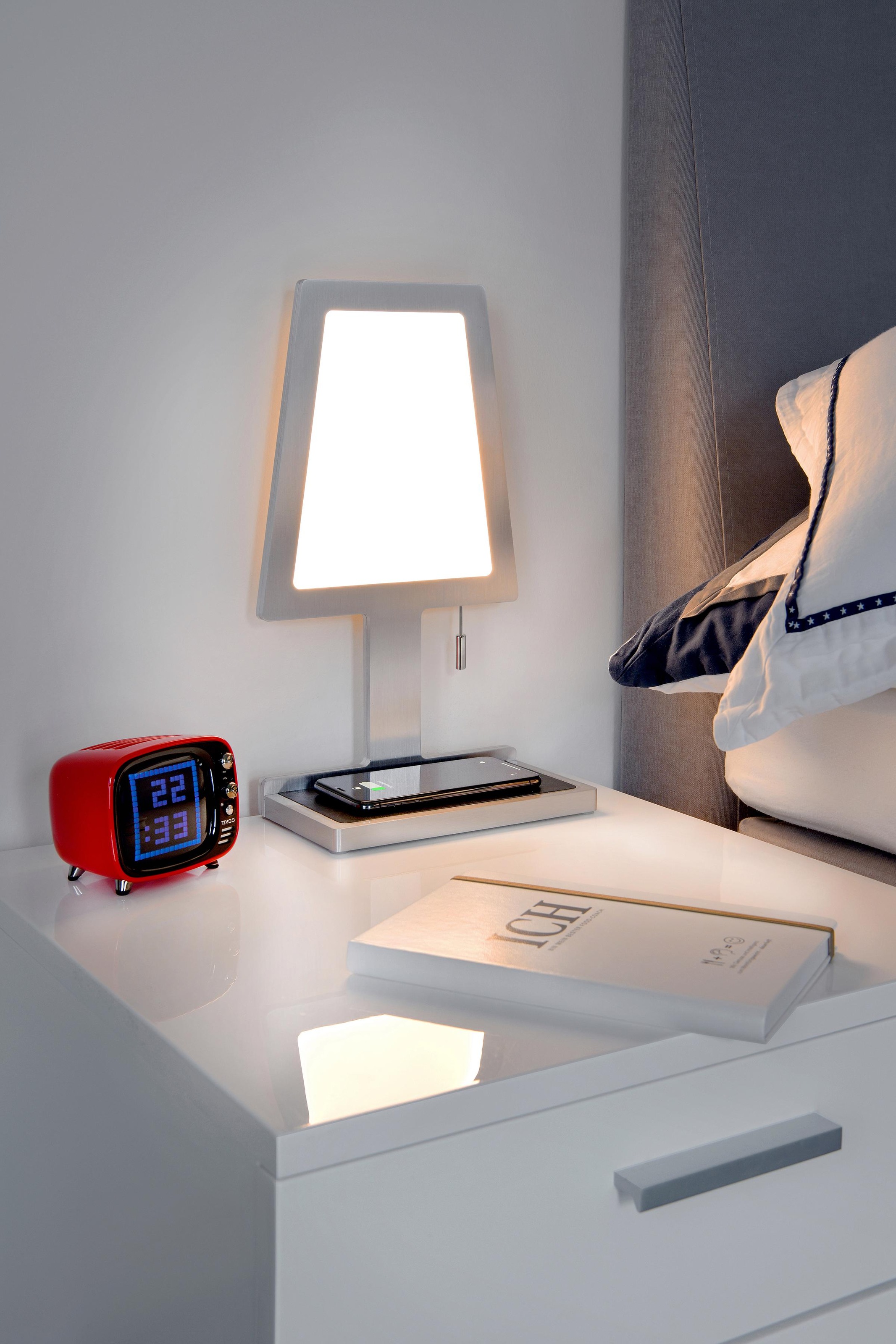 SOMPEX LED Tischleuchte »Steve-Phone«, 1 flammig-flammig, mit induktiver  Ladefunktion, gemäß QI-Standard bestellen im OTTO Online Shop