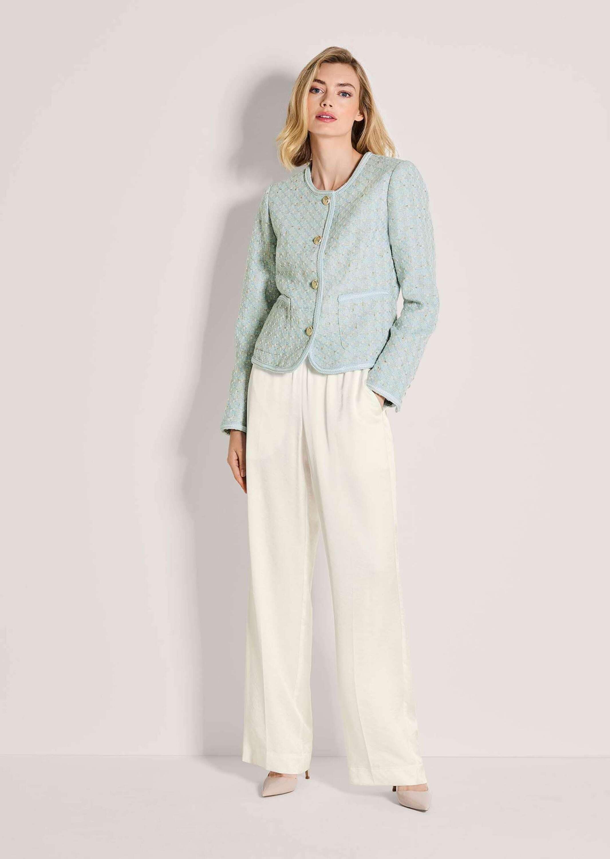 MADELEINE Jackenblazer »Blazer Eleganter Tweed-Blazer mit Glanzgarn« Tweed-Blazer mit Glanzgarn