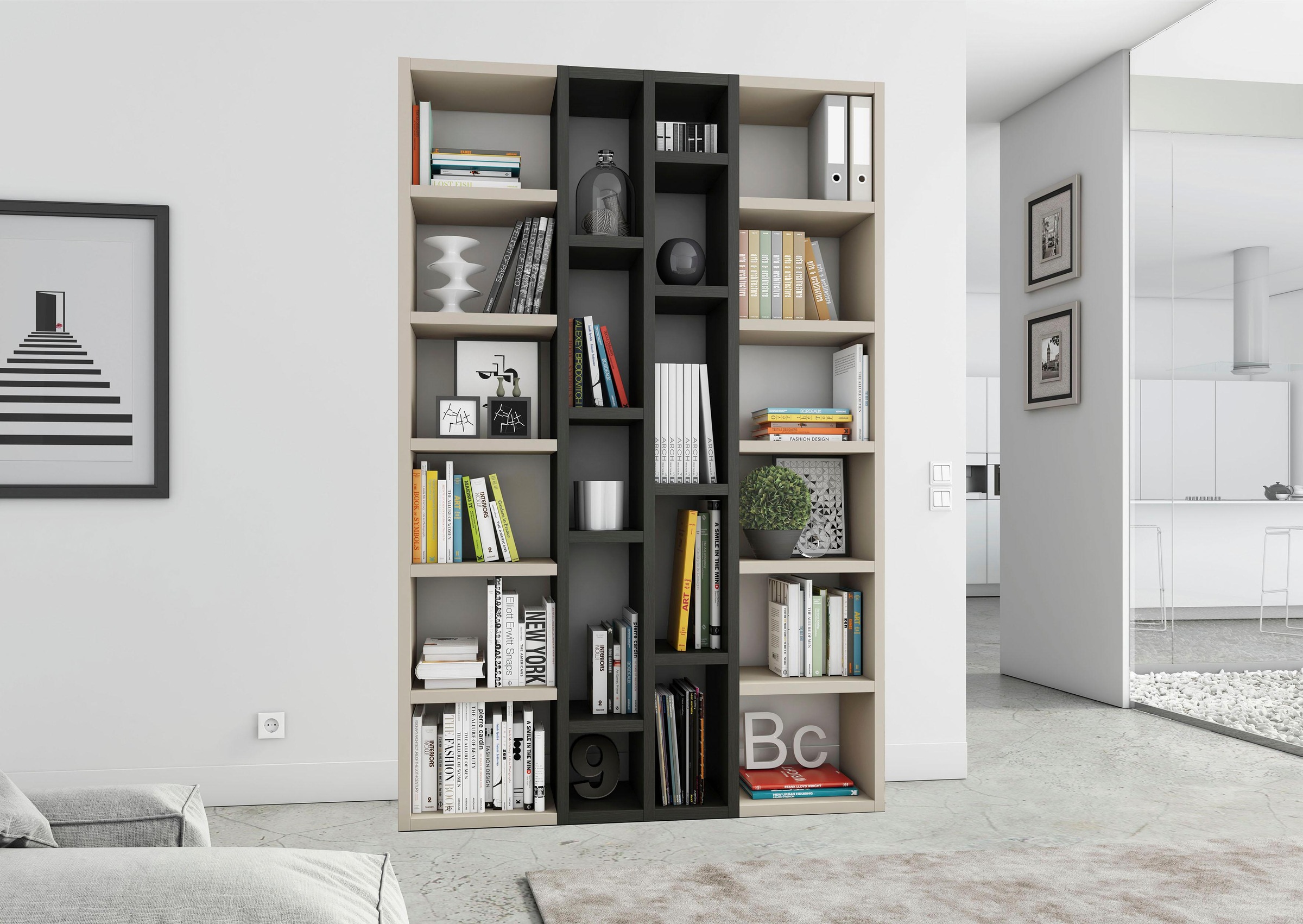 fif möbel Raumteilerregal »TOR391-1«, Breite 145 cm