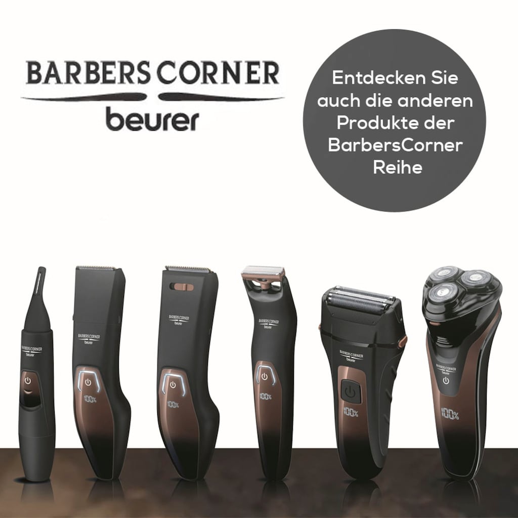 BEURER Bartschneider »BarbersCorner HR 4000«, 4 Aufsätze
