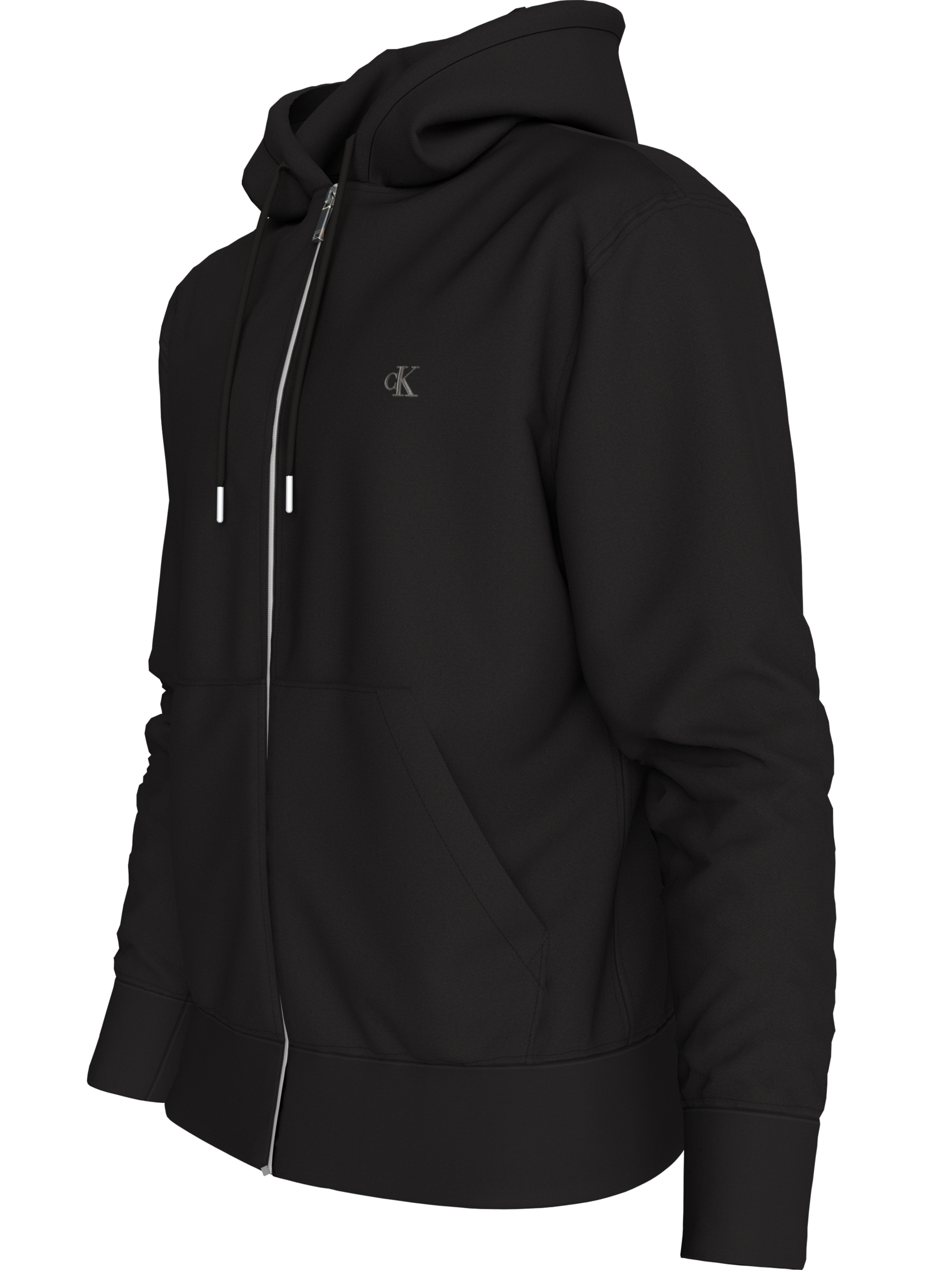 Calvin Klein Jeans Kapuzensweatshirt »LS EU 350TERRY MONOGRAM FZ HOODI«, Mit Rundhalsausschnitt, regular fit
