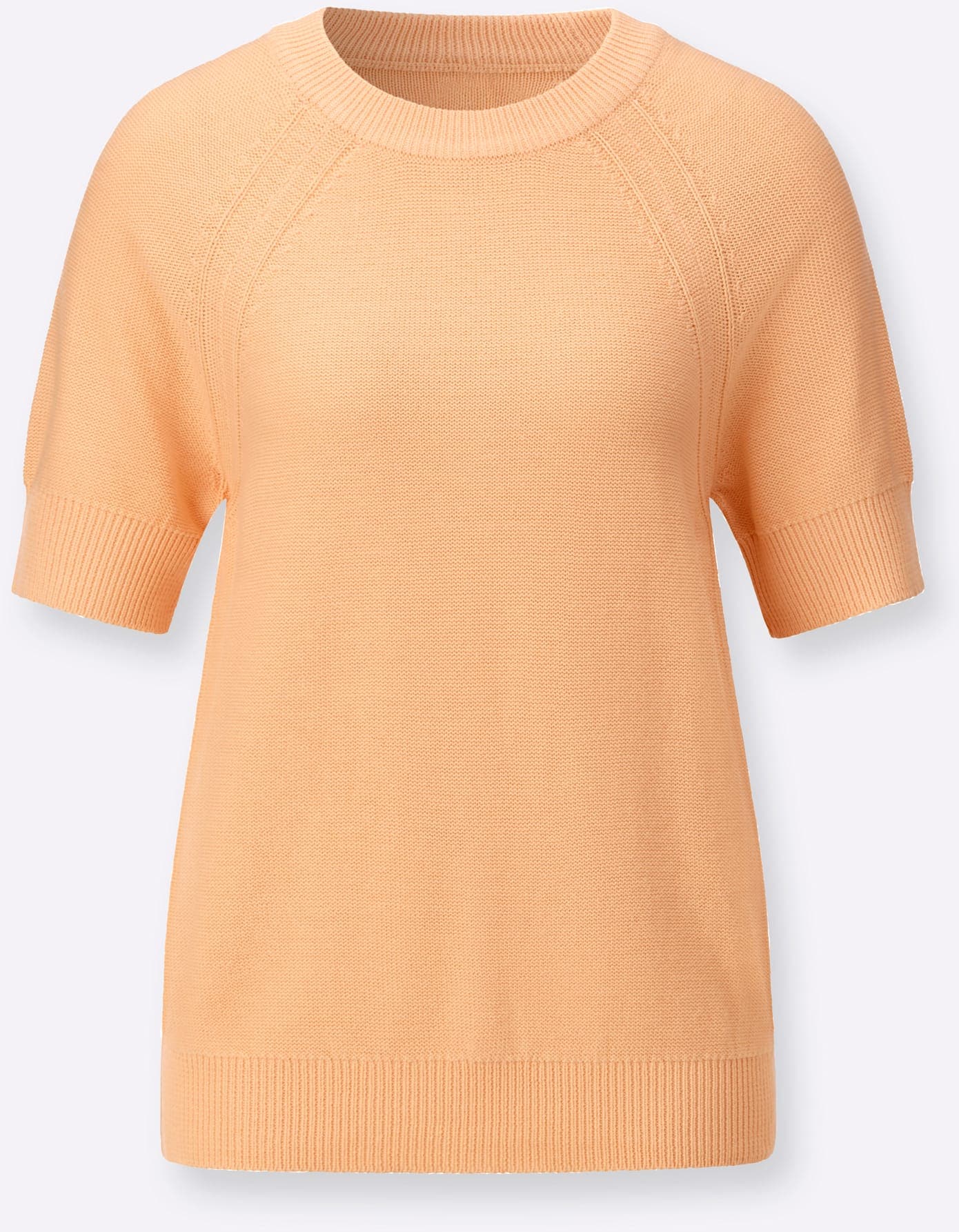 Classic Basics Rundhalspullover »Kurzarm-Pullover«