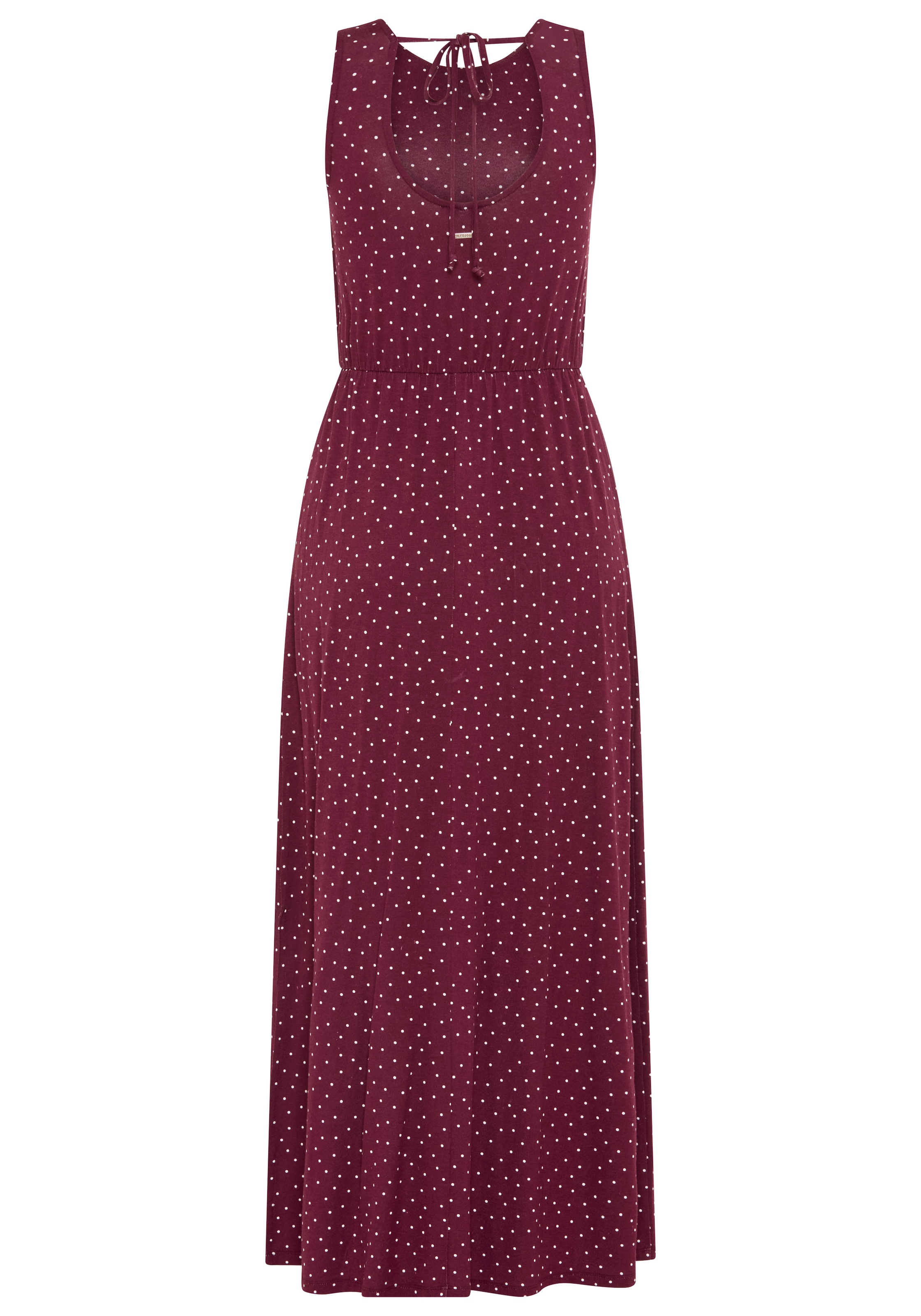 Laura Scott Sommerkleid bodennah geschnitten, aus Single Jersey, geblümt oder gepunktet