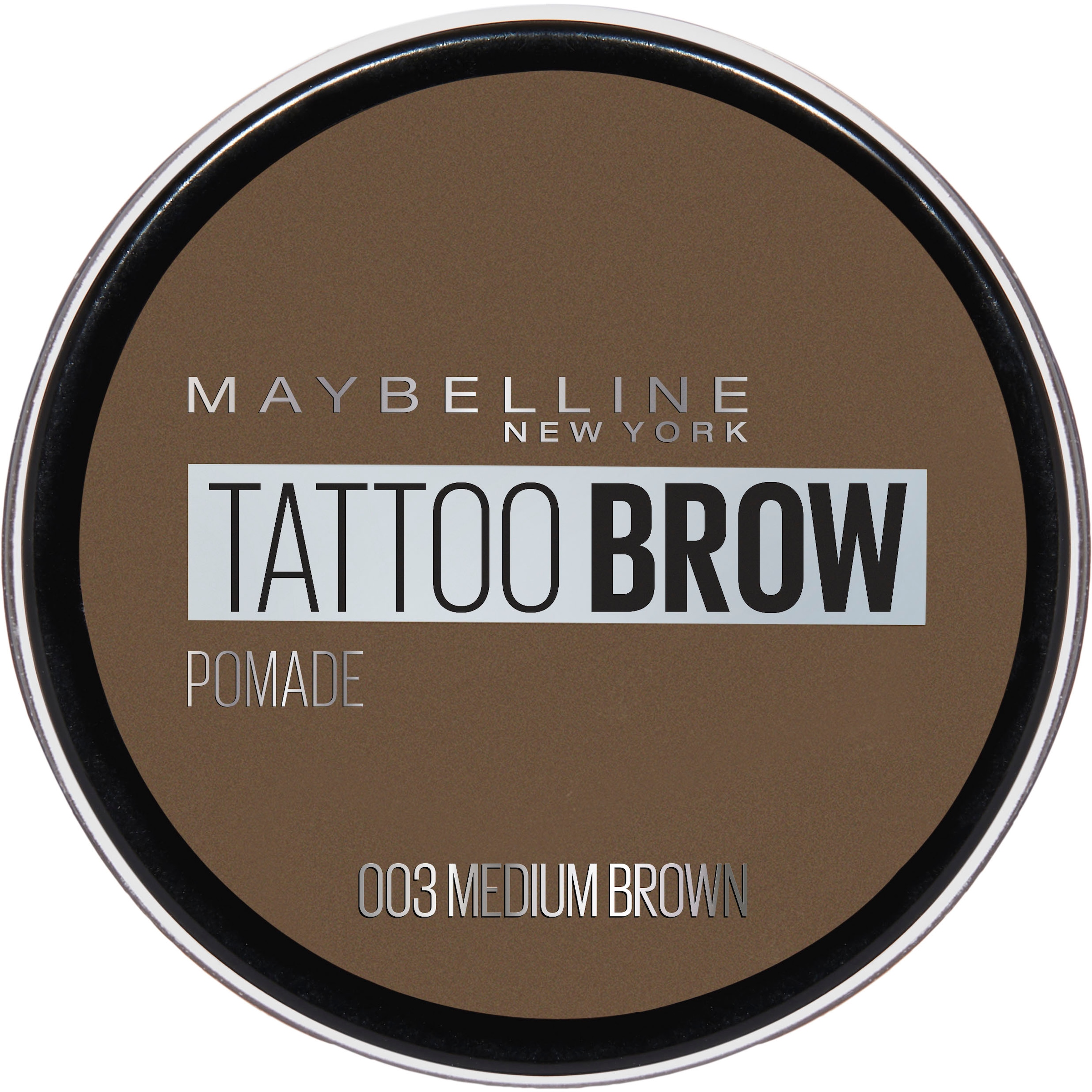 MAYBELLINE NEW YORK Augenbrauen-Gel »Tattoo Brow Pomade Pot«, mit hochpigmentierter Formel