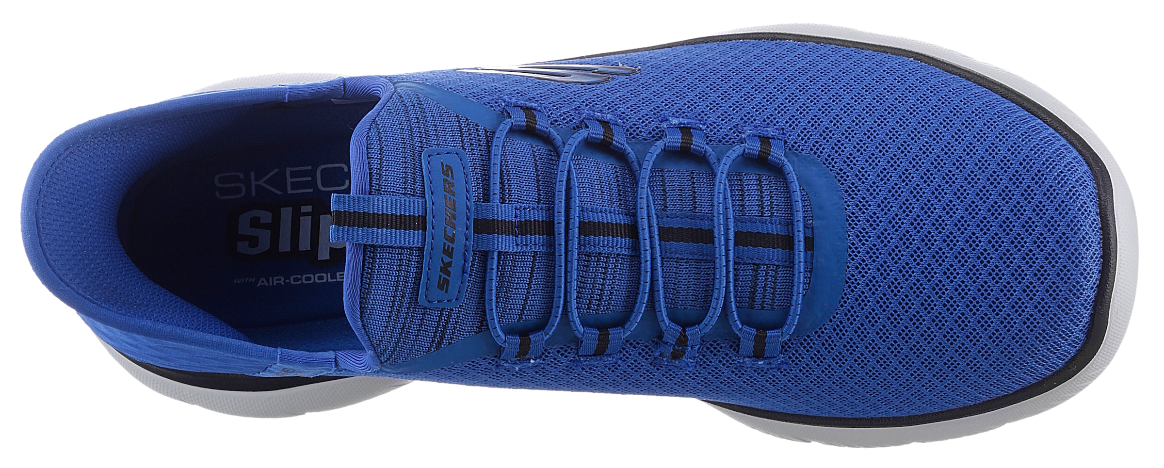 Skechers Slip-On Sneaker »SUMMITS-HIGH RANGE«, Freizeitschuh mit Slip Ins-Fersenpart für einen leichten Einstieg