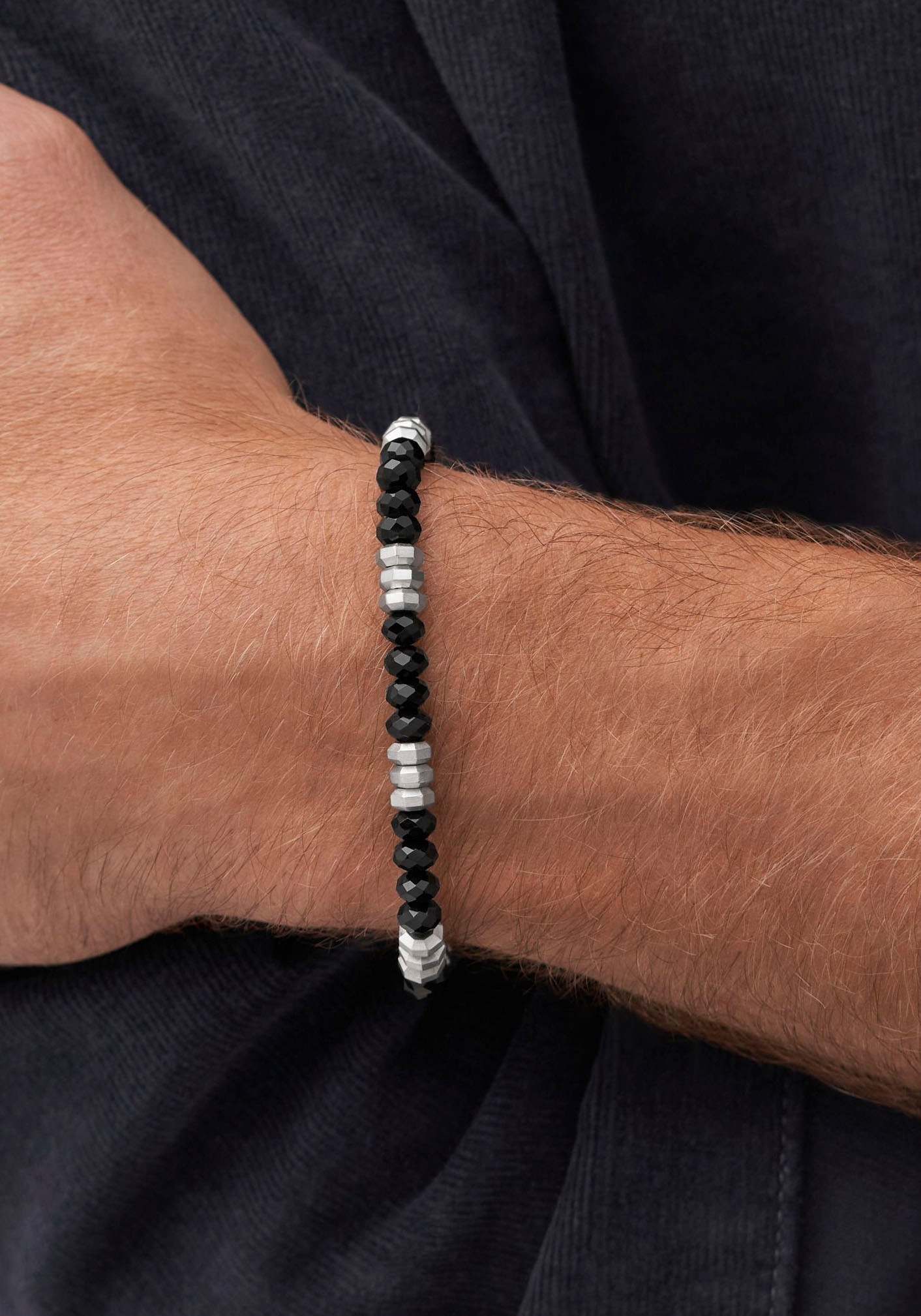 Fossil Armband »JEWELRY ALL STACKED UP, JF04602040, JF04606710«, mit Agate