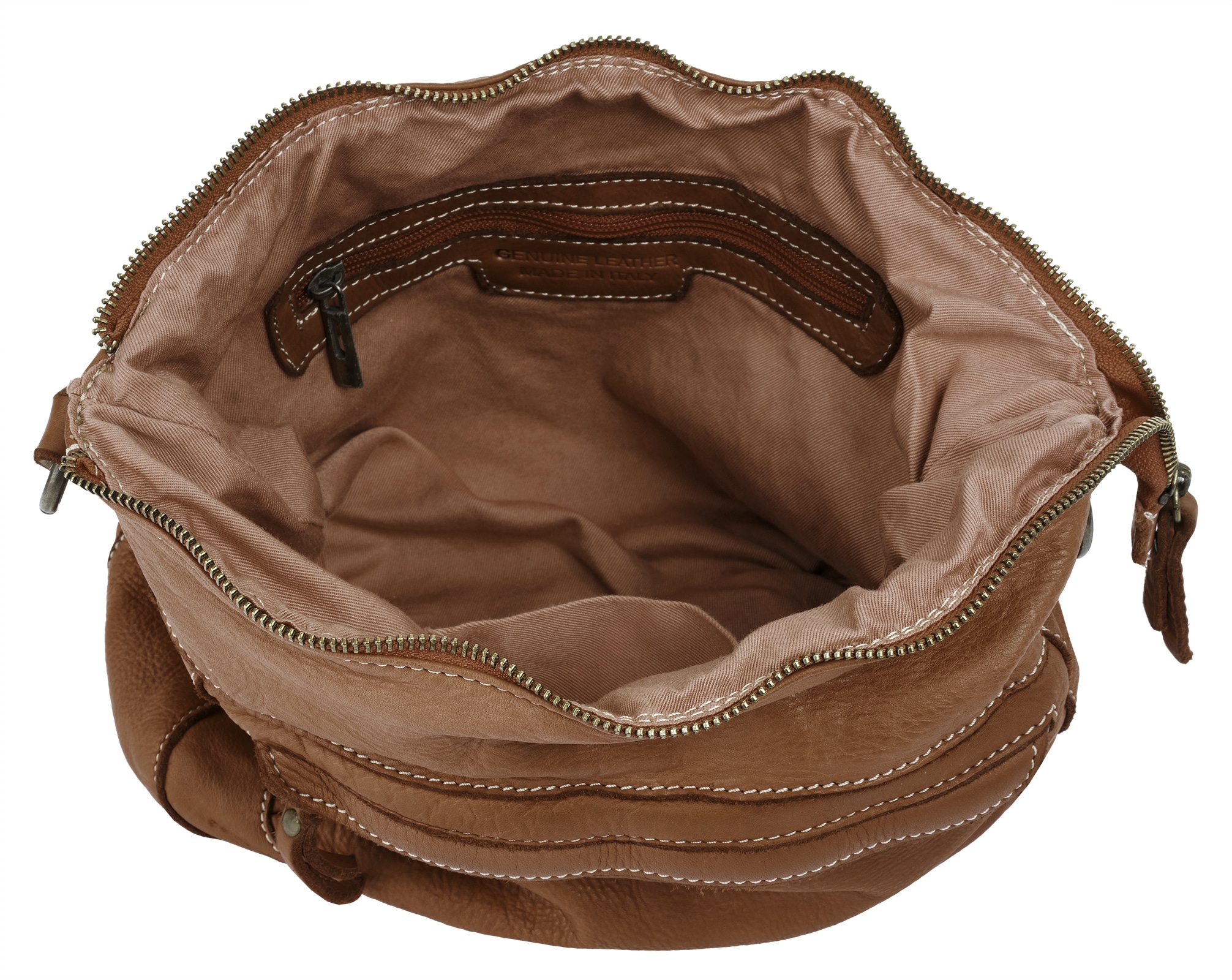 Cluty Shopper echt Leder, Made in Italy