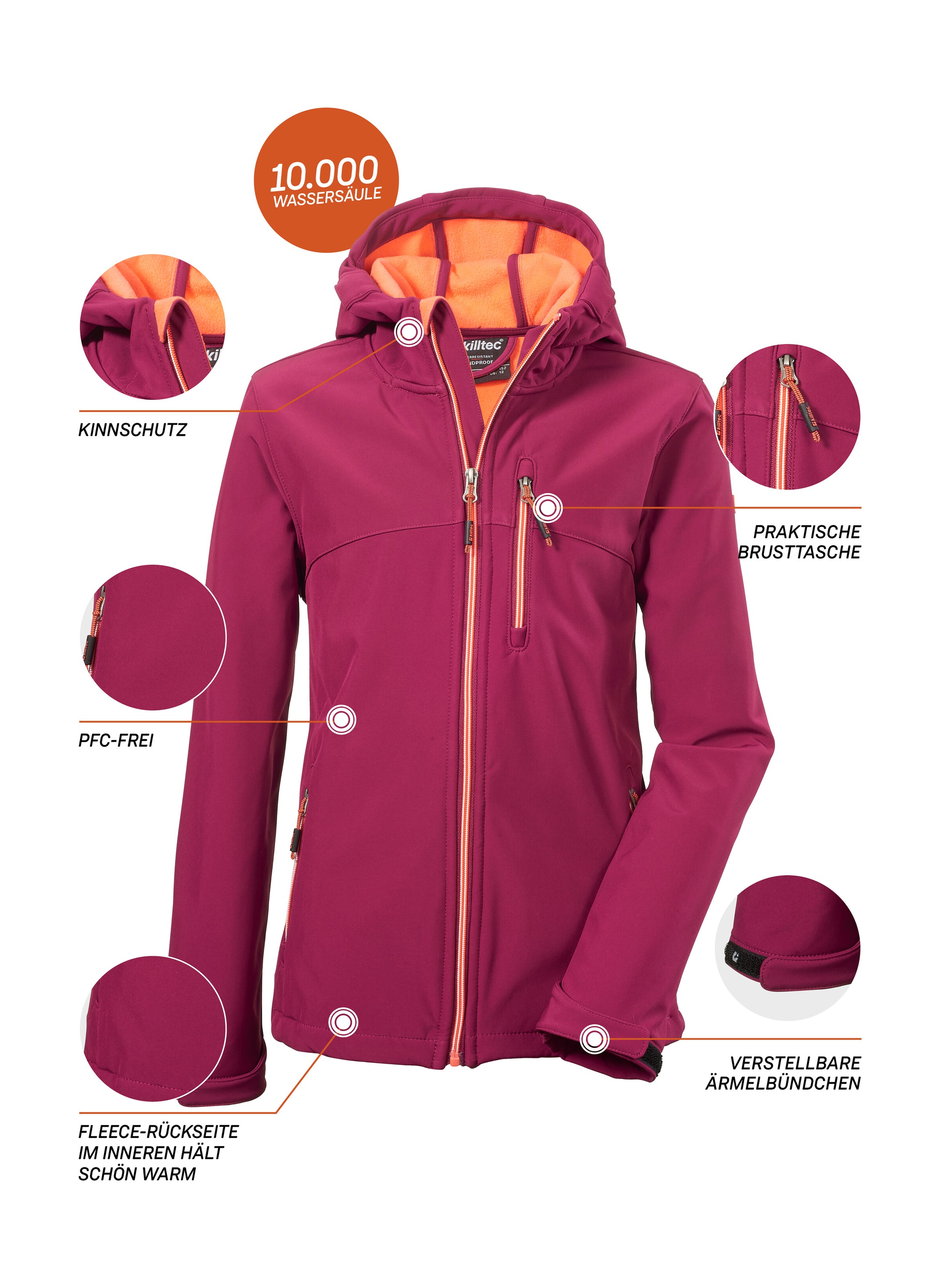 Killtec Softshelljacke »Girls Softshelljacke«