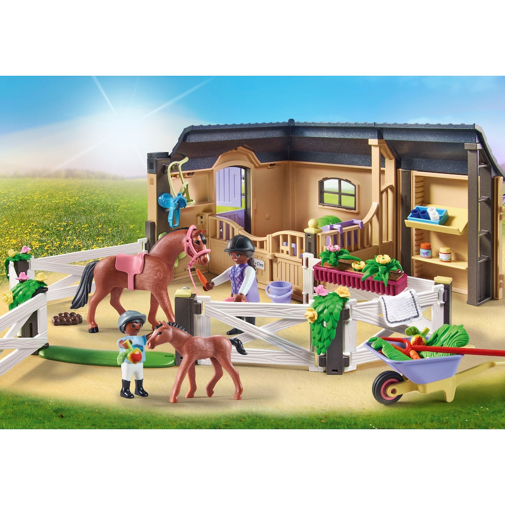 Playmobil® Konstruktions-Spielset »Reitstall (71238), Country«, (136 St.)