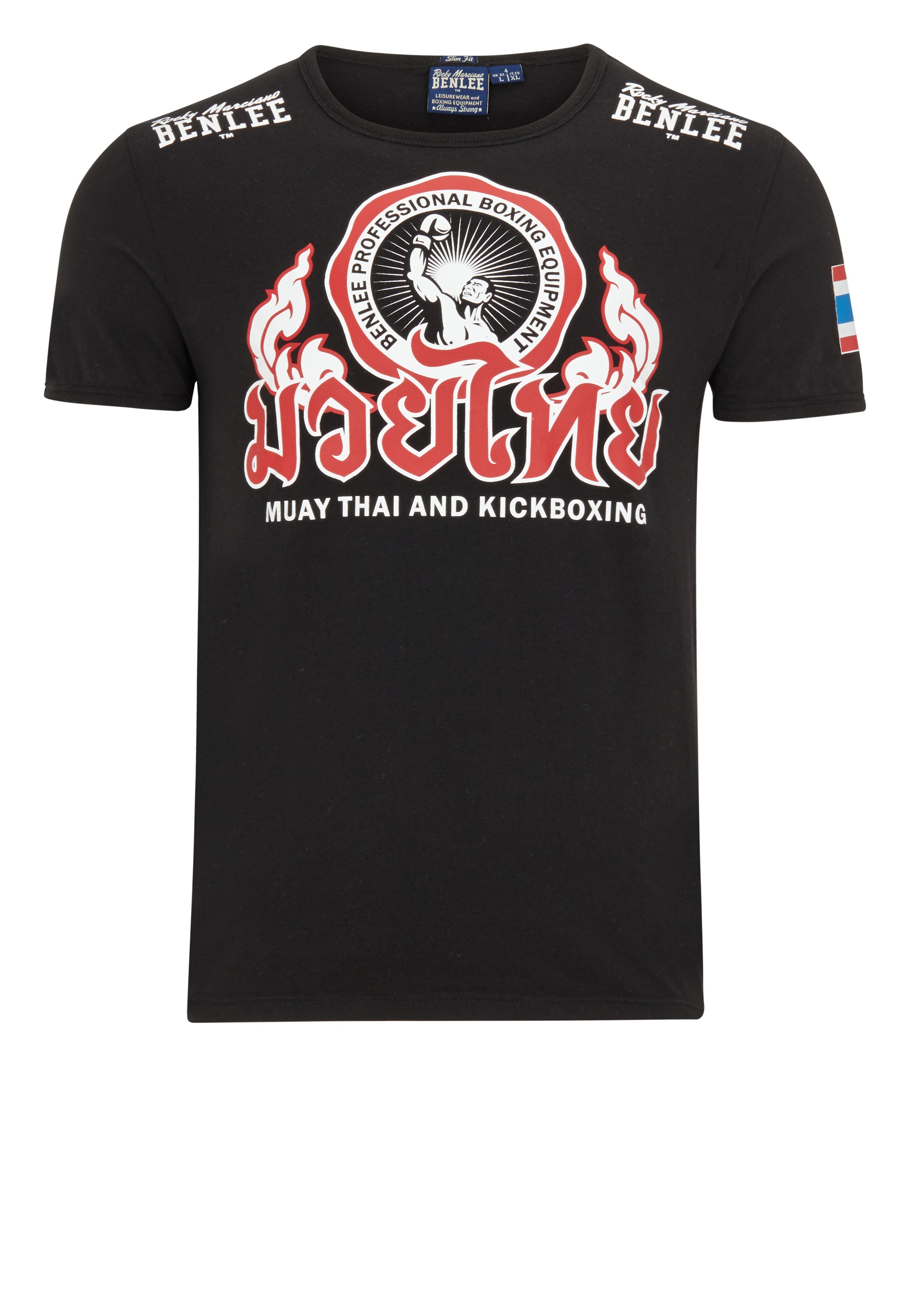 Benlee Rocky Marciano T-Shirt mit Boxer-Frontdruck