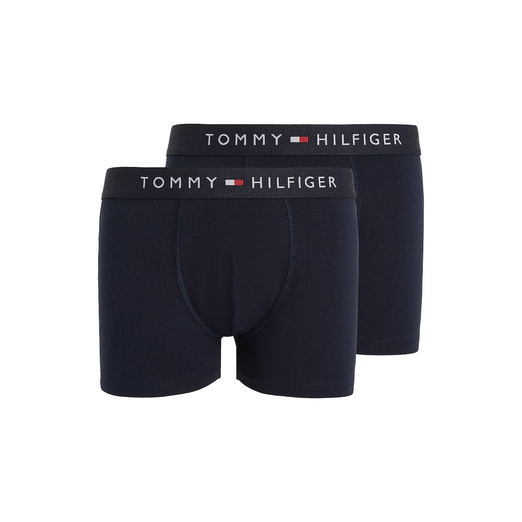 Tommy Hilfiger Underwear Trunk, (Packung, 2 St., 2er-Pack), mit Logo auf dem Taillenbund