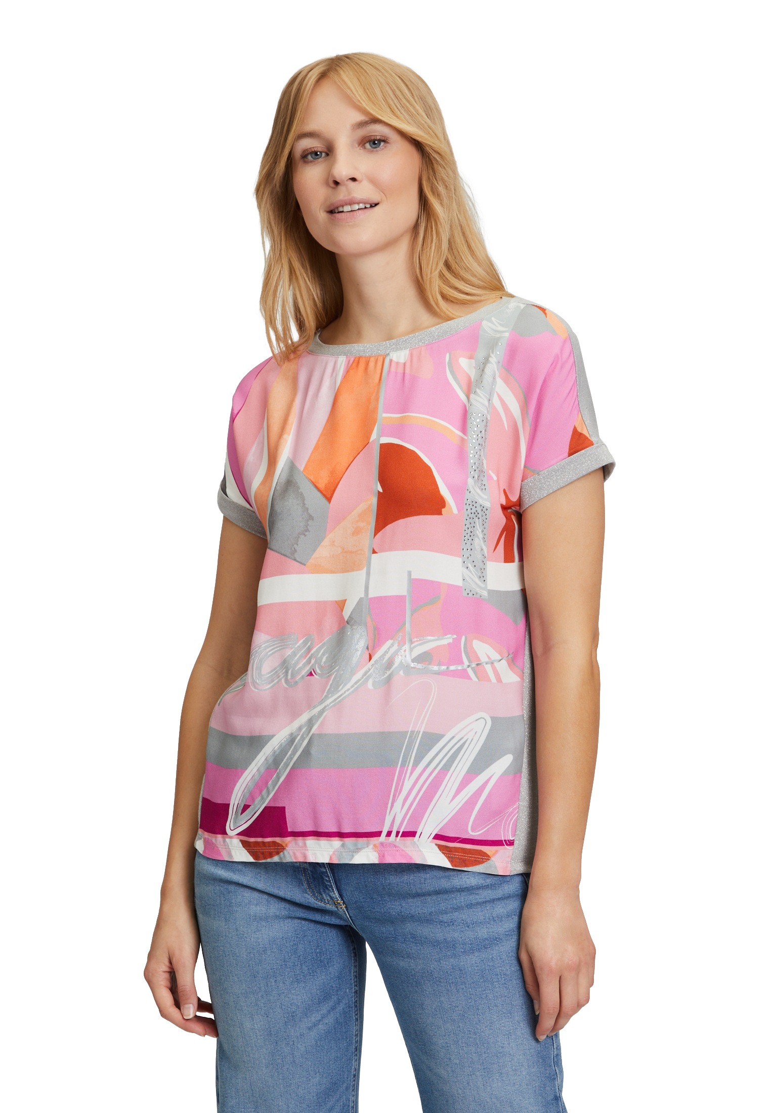 Betty Barclay Kurzarmshirt »Blusenshirt mit Aufdruck«