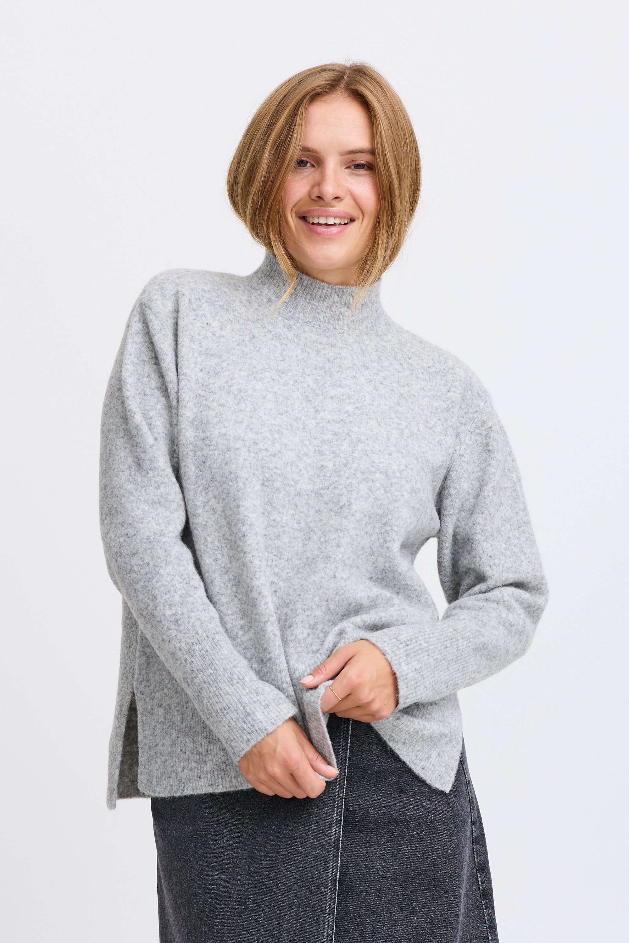 Pulz Jeans Strickfleece-Pullover »Strickpullover PZASTRA Turtleneck Pullover«