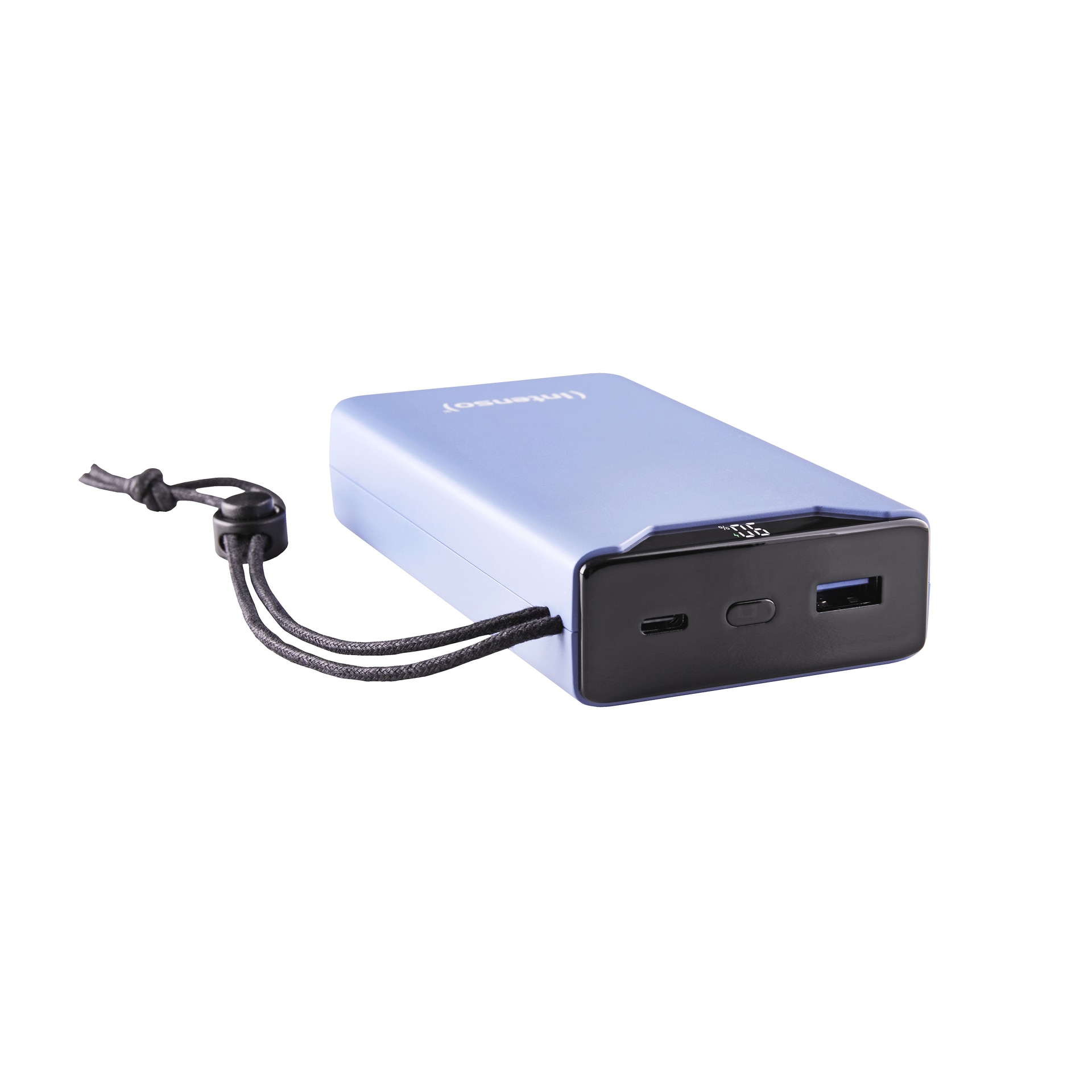 Intenso Powerbank »F20000 20.000 mAh 20 W«, Intenso Power Bank F20000 green, Power Delivery und Qualcomm Quick Charge 3.0, mit USB-C zu USB-C Kabel
