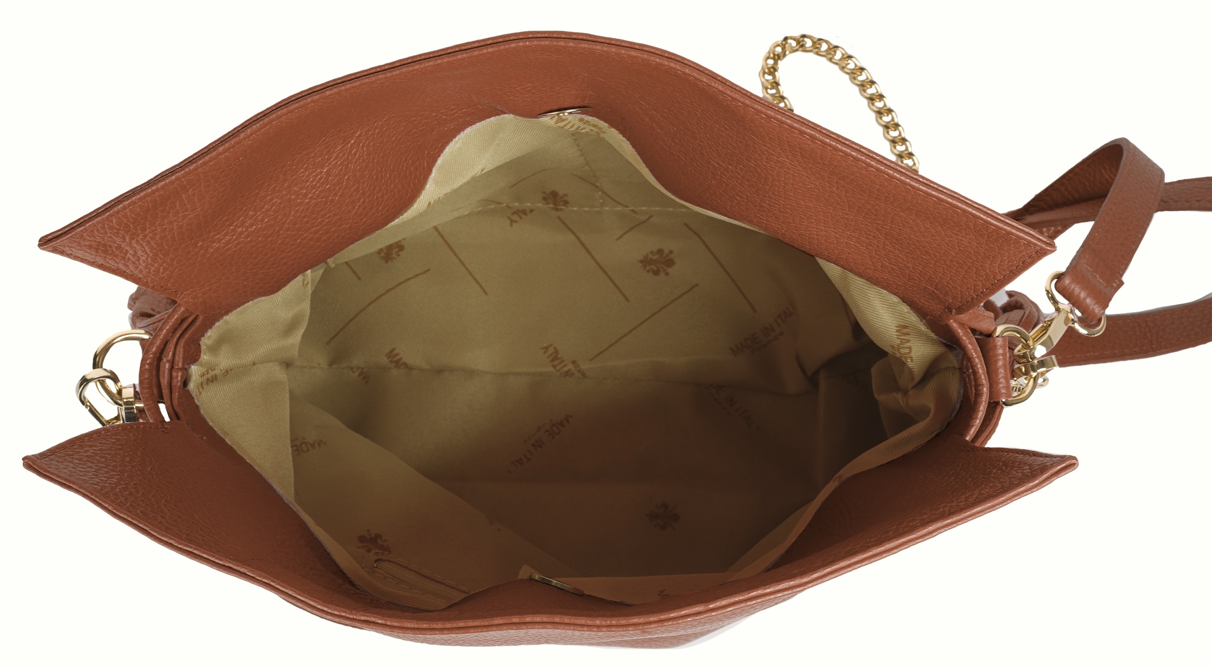 Samantha Look Umhängetasche echt Leder, Made in Italy