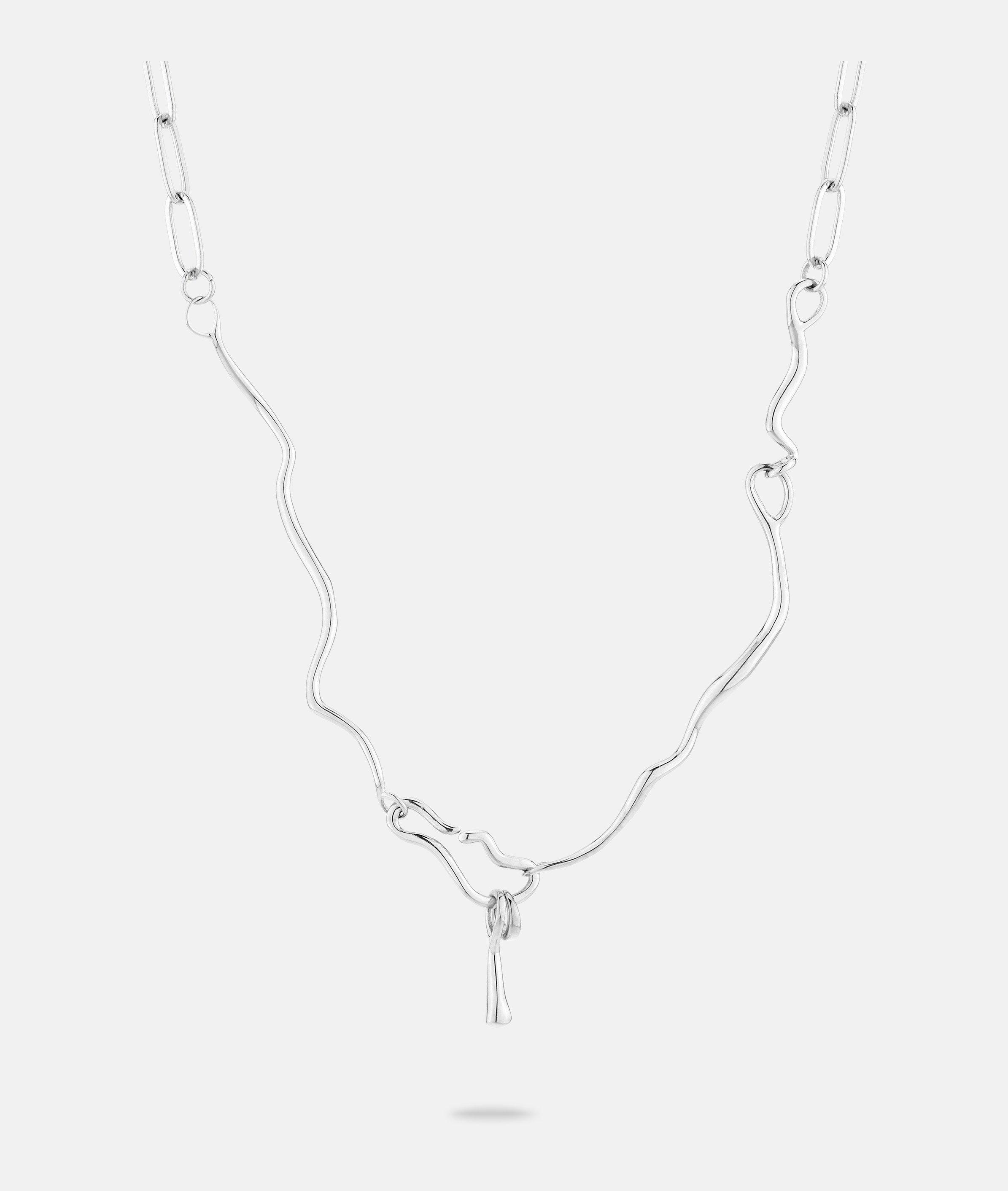 Liebeskind Berlin Kette mit Anhänger »Schmuck Geschenk Edelstahl Halskette The Melting Organic«