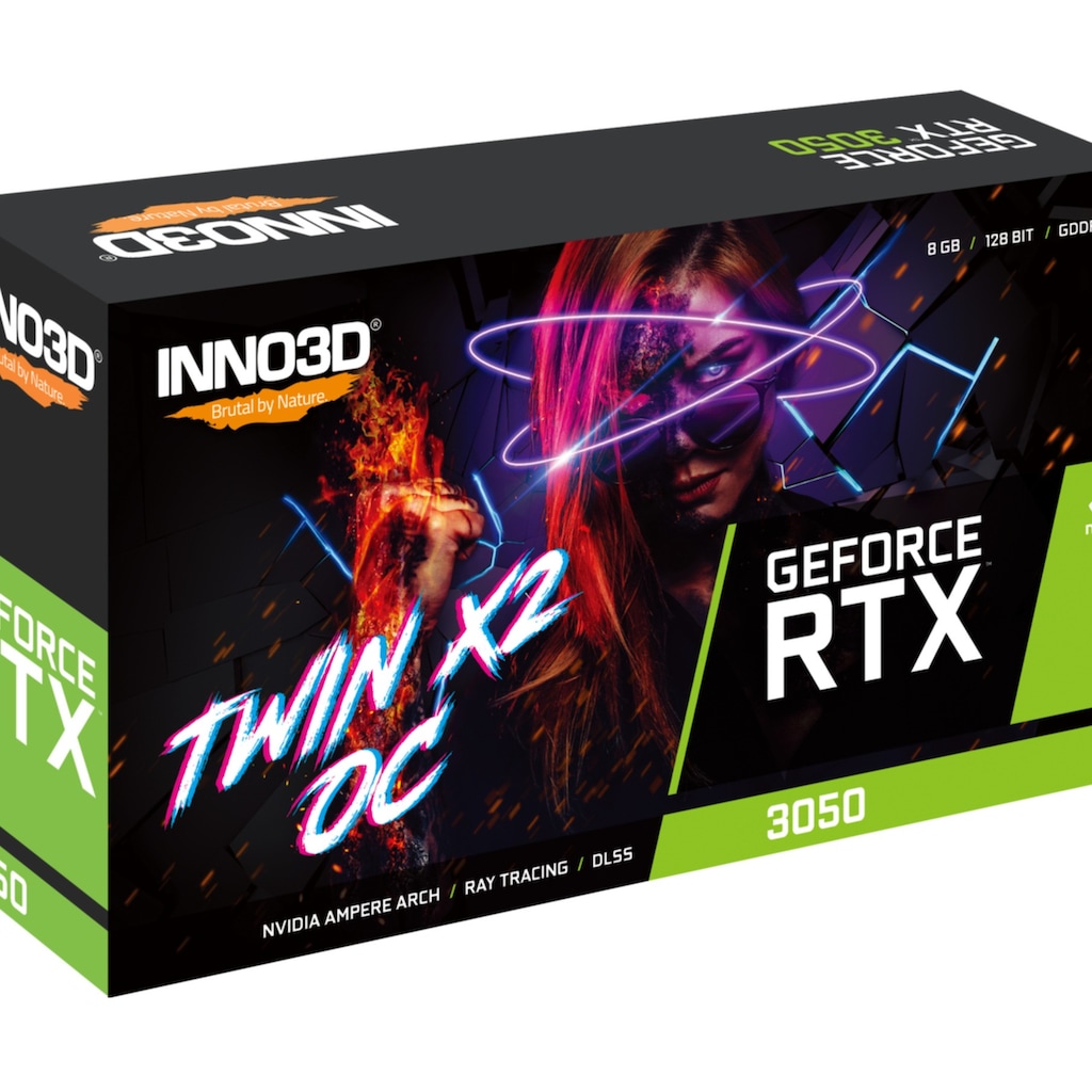 Inno3D Grafikkarte »GeForce RTX 3050 Twin X2 OC«