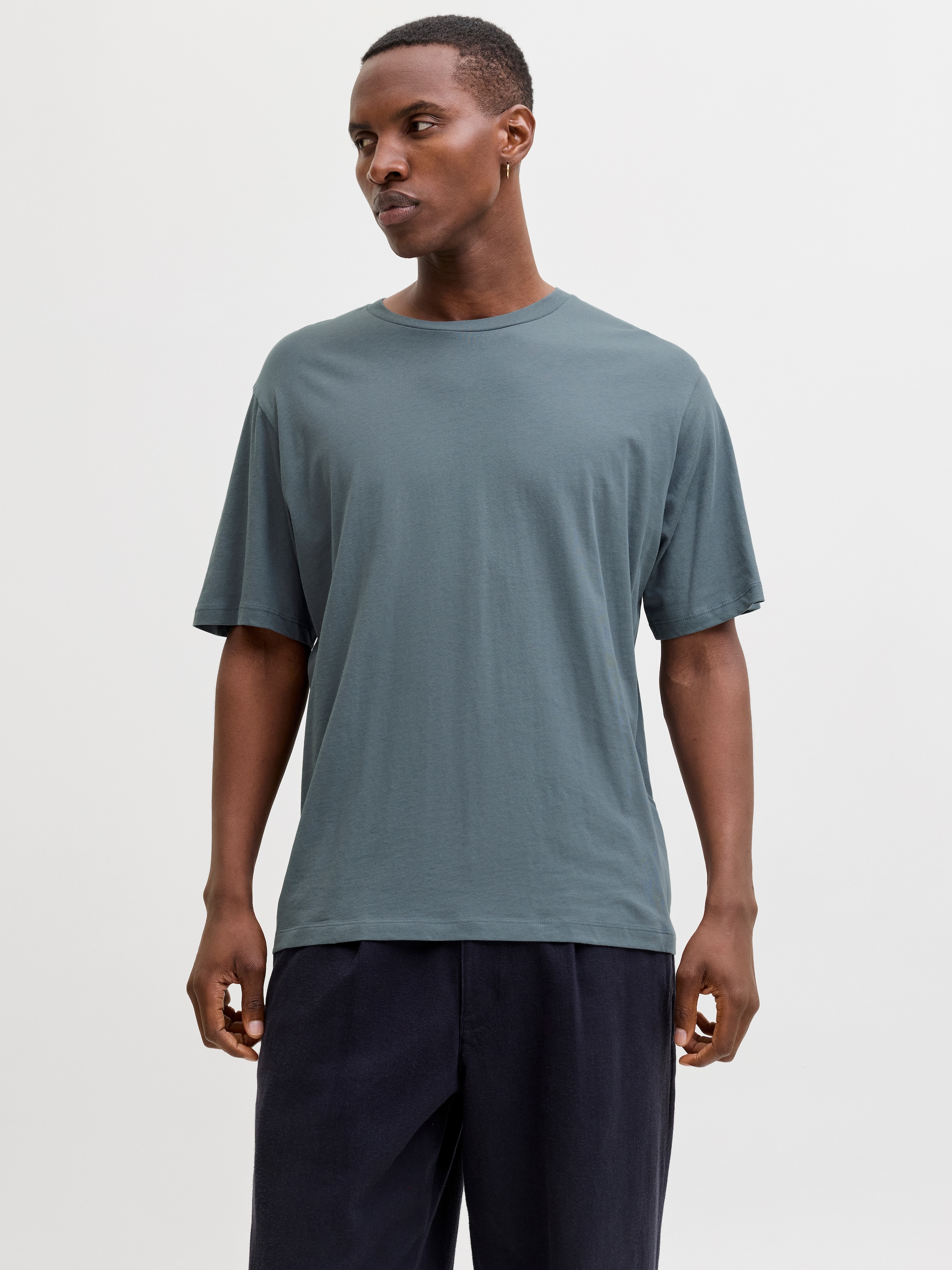 Jack & Jones Kurzarmshirt »JJHUGO LOOSE TEE SS CREW NECK 3PK MP« Baumwolle, loose fit
