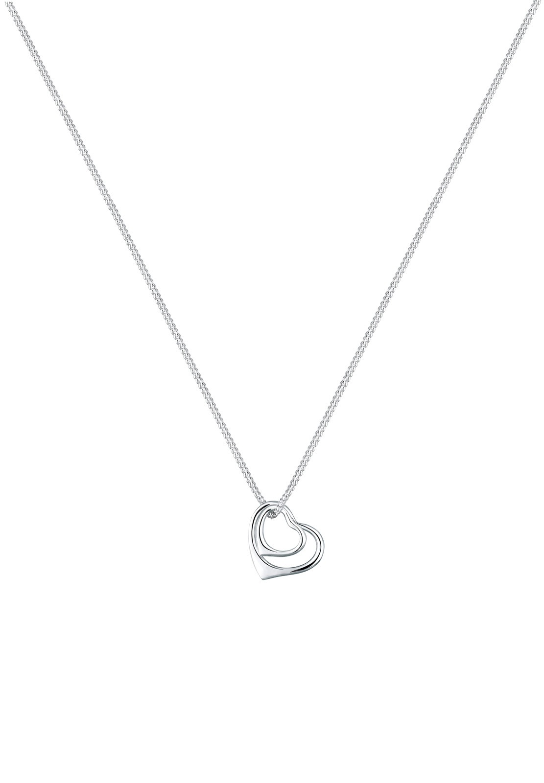 Elli Kette mit Anhänger »Halskette Herz 925 Sterling Silber«