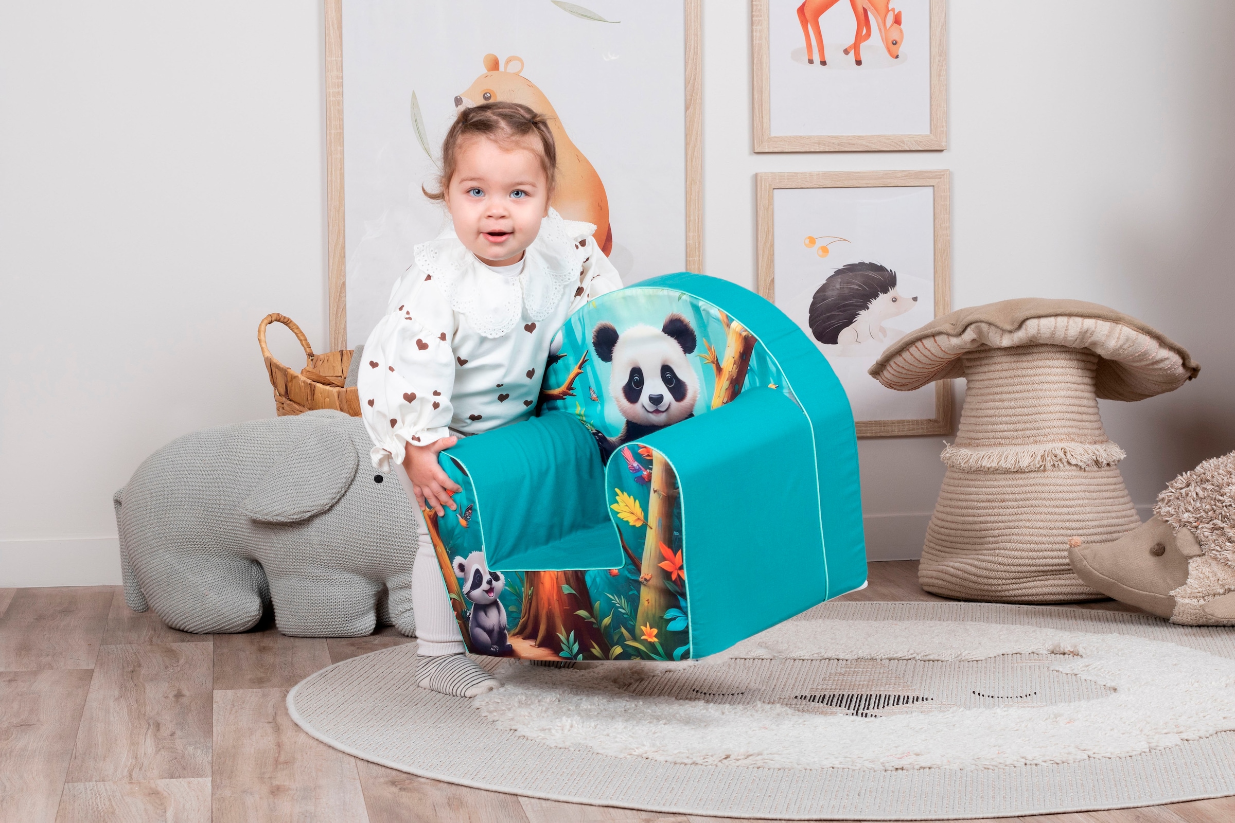 Knorrtoys® Sessel »Lucky panda«, für Kinder; Made in Europe
