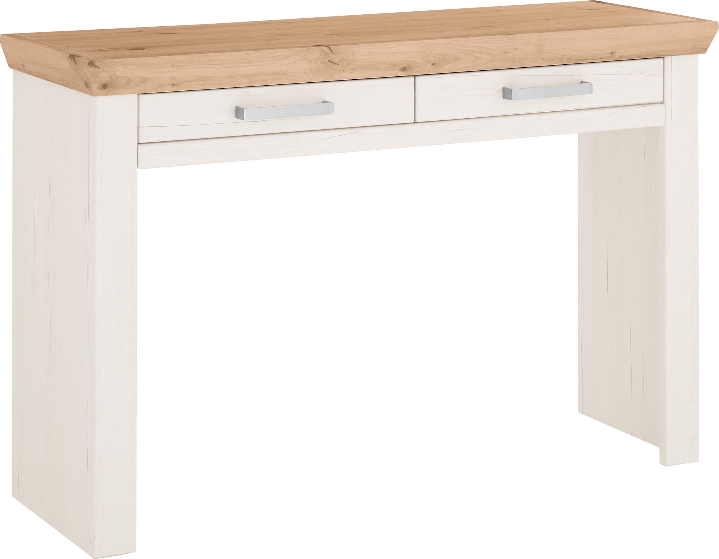 set one by Musterring Schminktisch, (1 St.), mit zwei Schubkästen, Landhausstil, Metallgriff, B 123 x H 80 x T 40cm