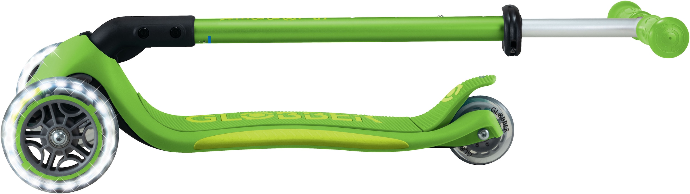 Globber Tretroller »ELITE LIGHTS, mit Leuchtrollen«