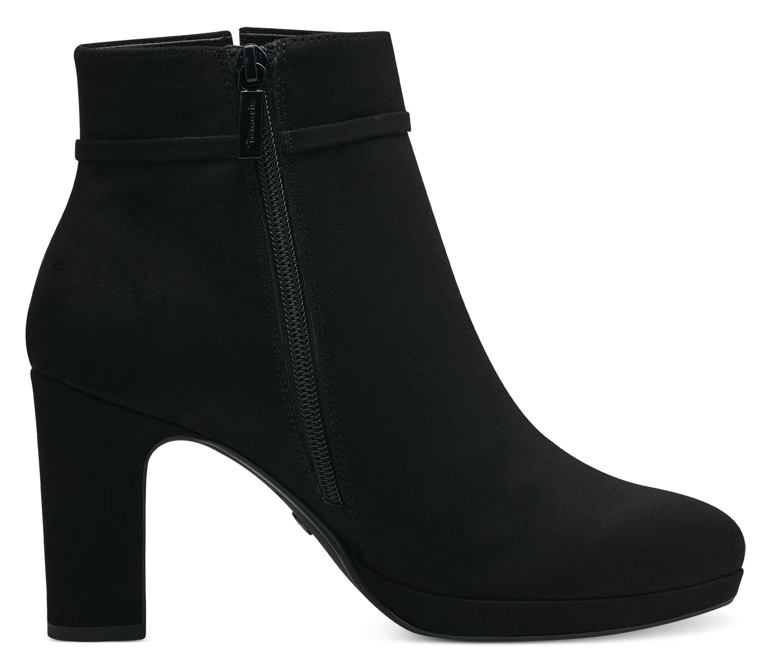 Tamaris High-Heel-Stiefelette, mit dezenter Schmuckapplikation