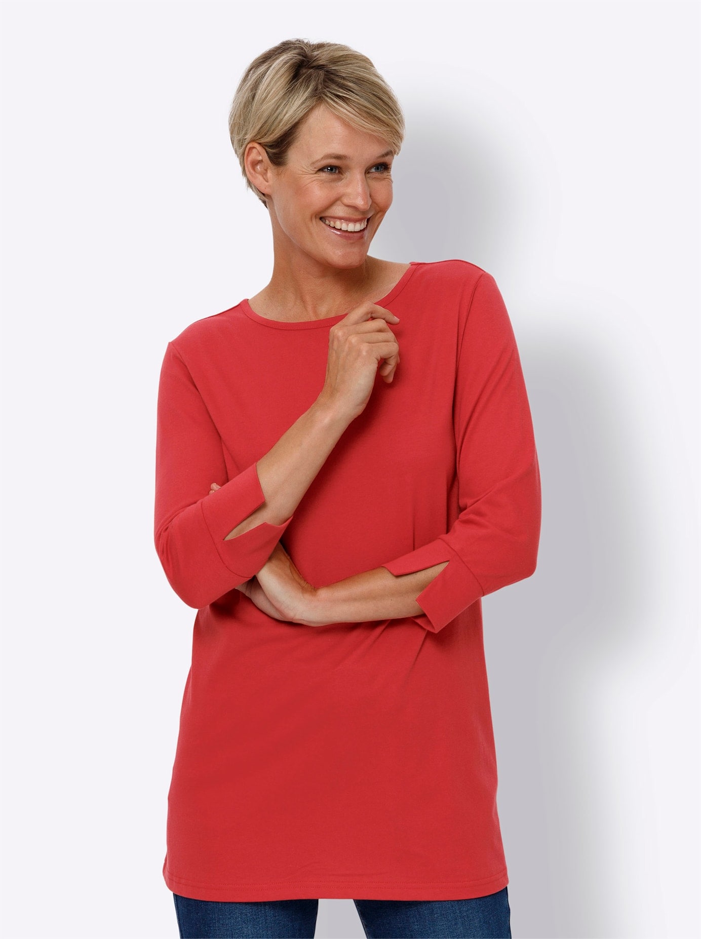 Classic Basics 3/4-Arm-Shirt »Longshirt«, (1 tlg.)