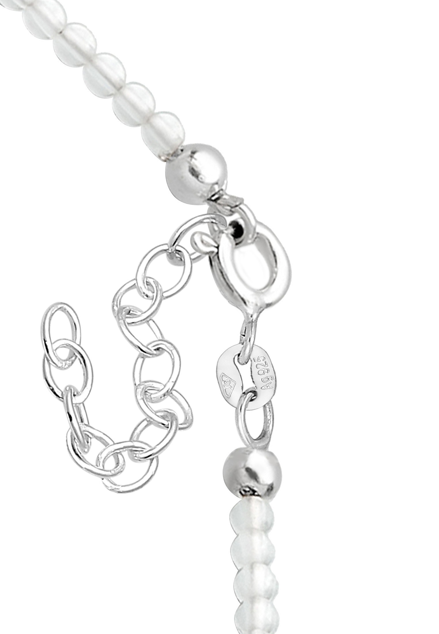Elli Armkette »Armband Stern Bergkristall Weiß 925 Sterling Silber«