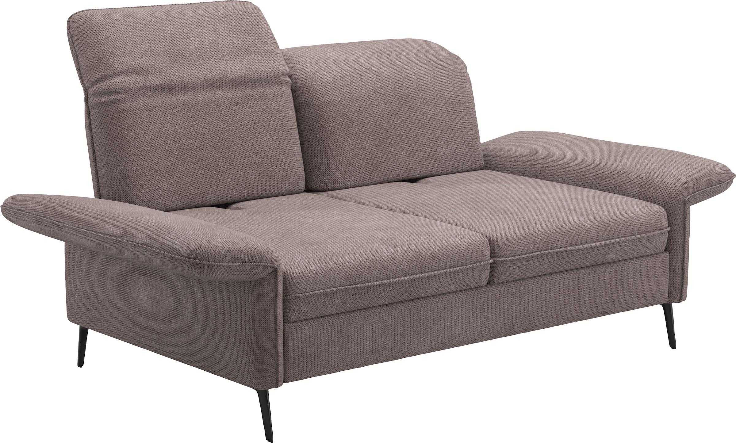 sit&more 3-Sitzer »Emely, inkl. Sitztiefenverstellung«, wahlweise mit Bettfunktion, Kopf- & Armteilverstellung