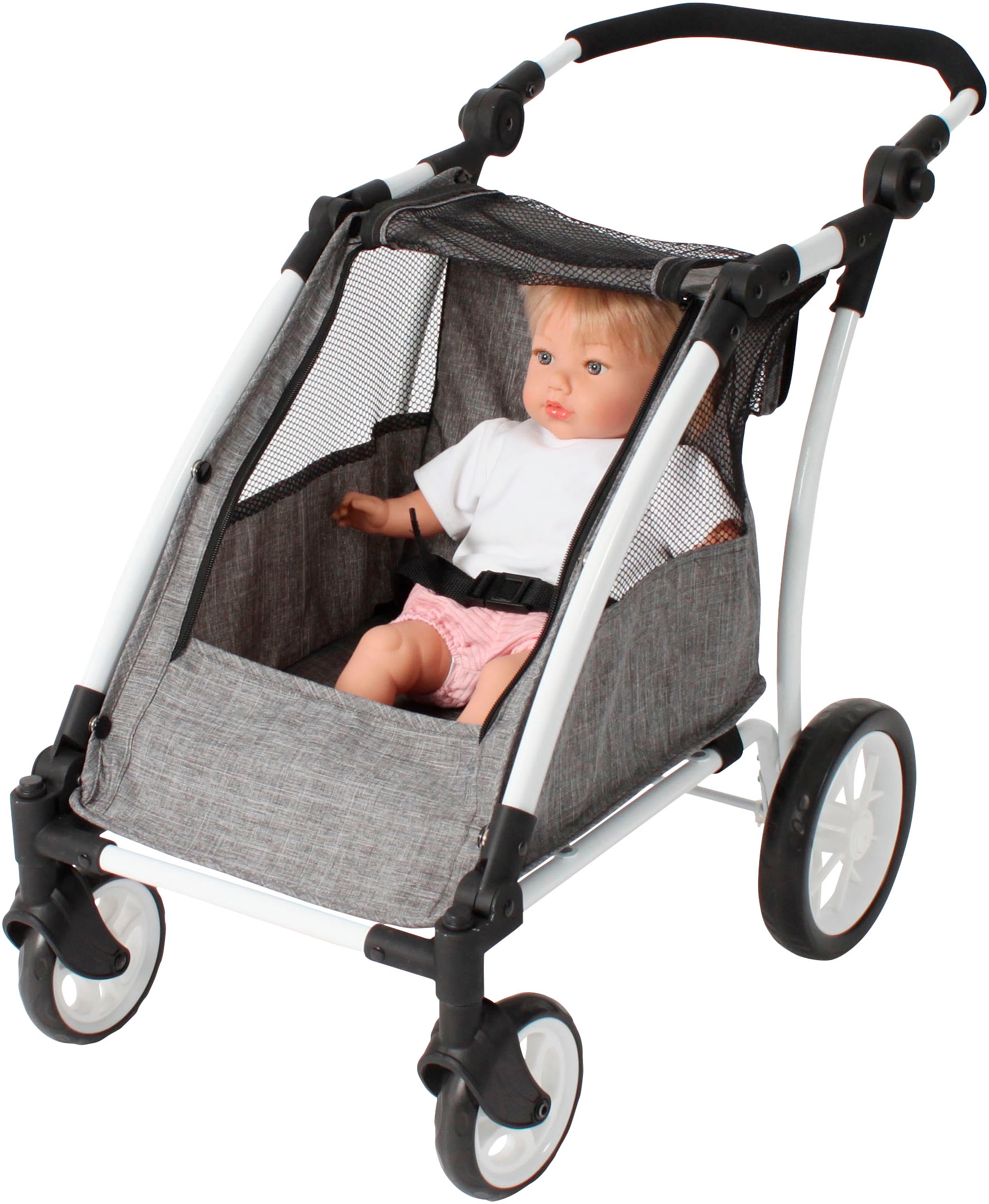 CHIC2000 Puppen-Zwillingsbuggy »Puppen-Trailer Roadster«, für zwei Puppen