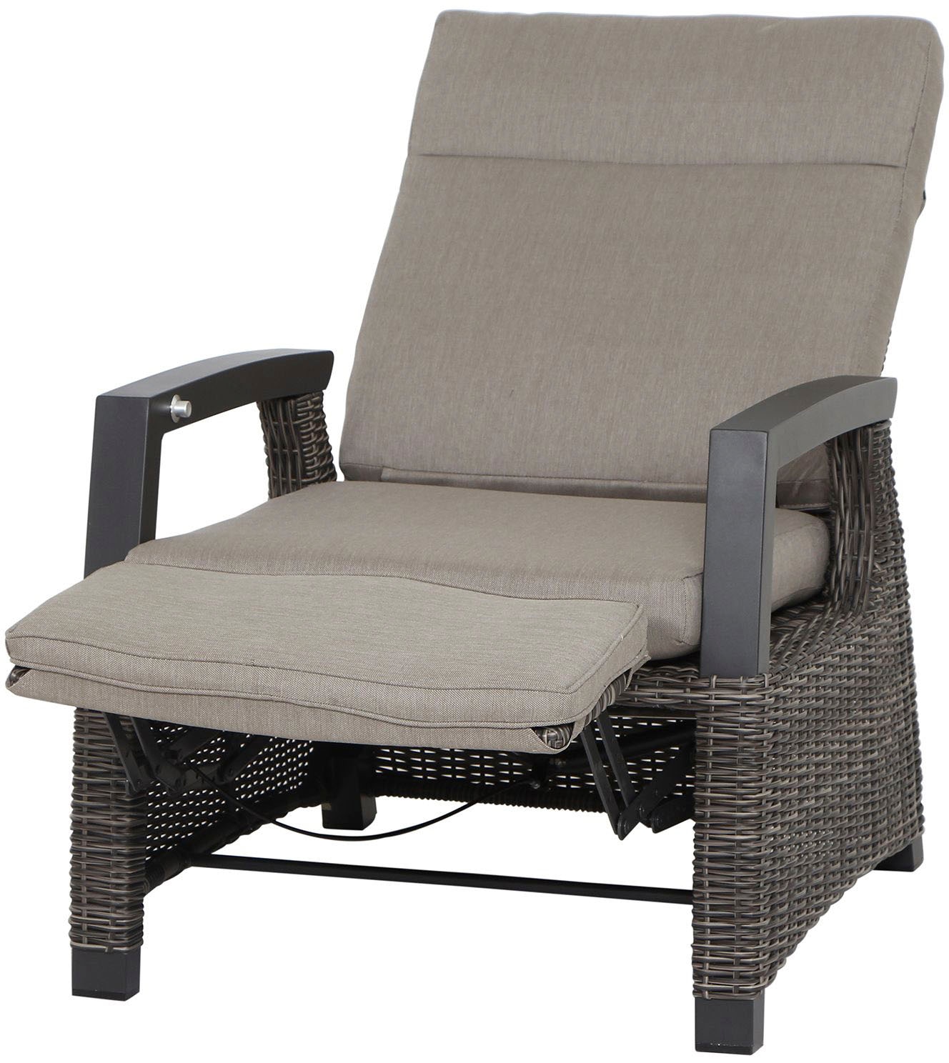 Siena Garden Gartenlounge-Set »Corido« Set, 8 Stk. tlg. bestehend aus 4 Sesseln und 4 Auflagen