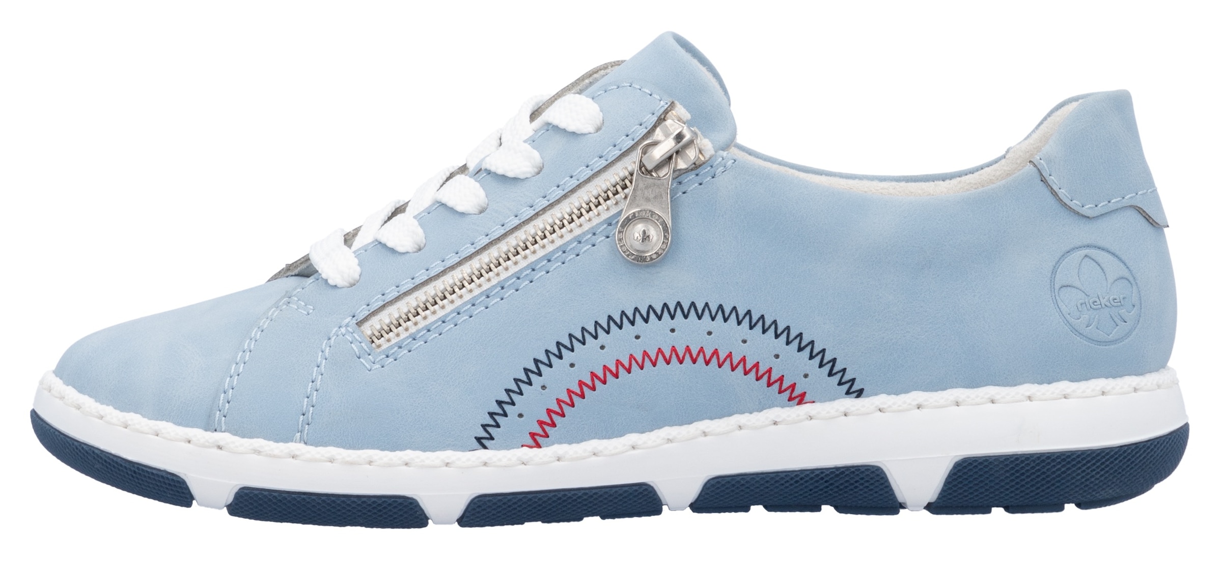 Rieker Sneaker, Halbschuh, Schnürschuh, Freizeitschuh mit sportiver Laufsohle