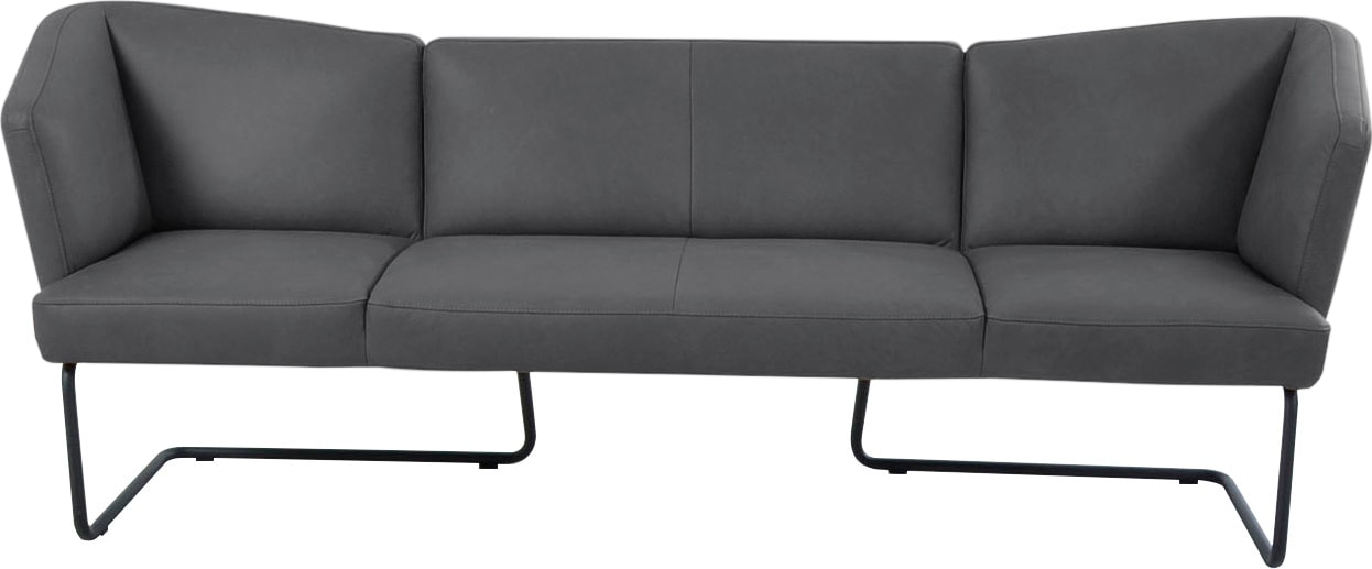 K+W Komfort & Wohnen Polsterbank »Mikkado Tube«, in abgerundeter Form, Rundrohrkufe lang, in 2 Breiten 192 oder 242 cm
