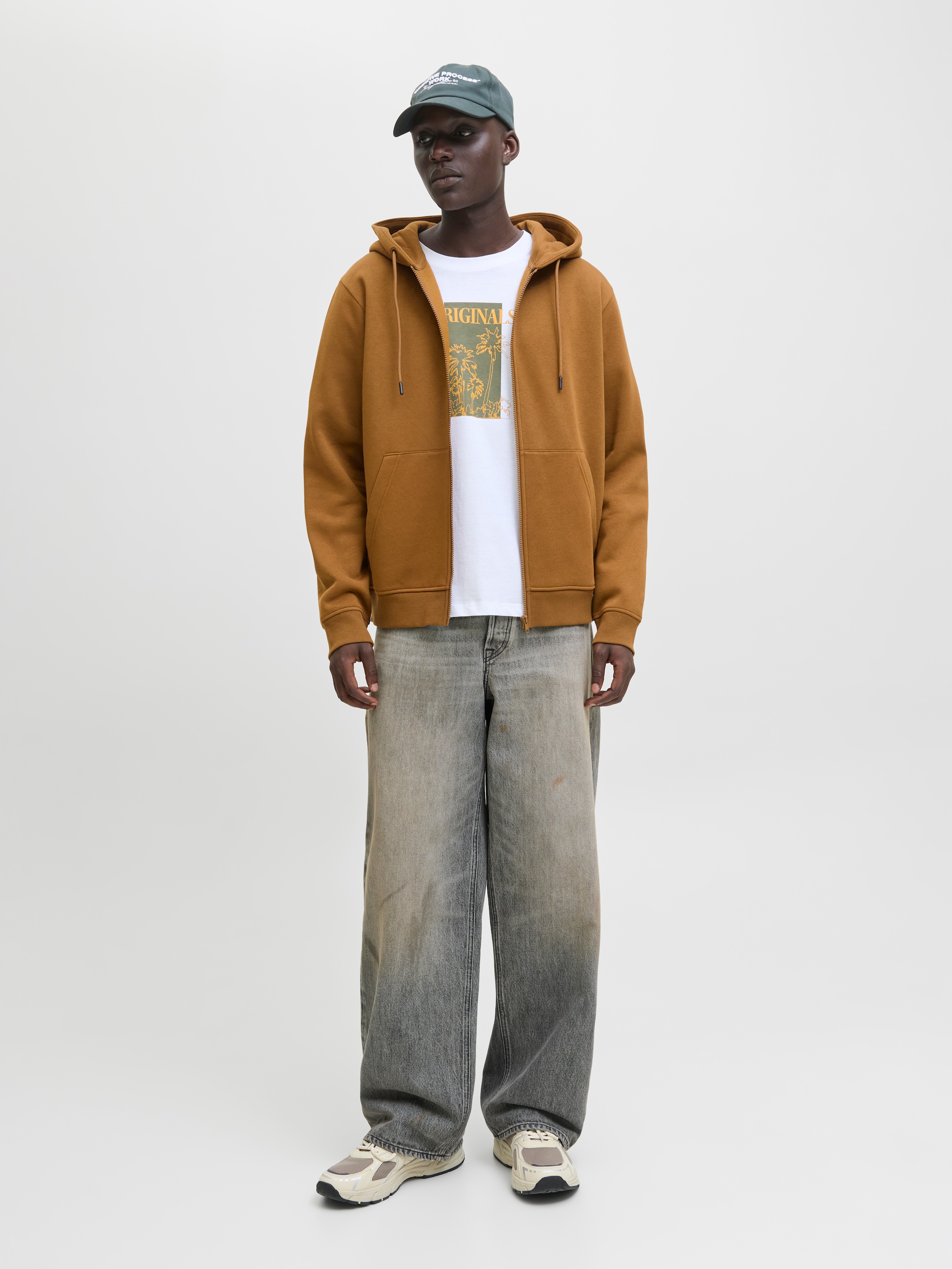 Jack & Jones Kapuzensweatjacke »JJEBRADLEY mit Kapuze, ideal für kalte Jahreszeit«, mit Kapuze