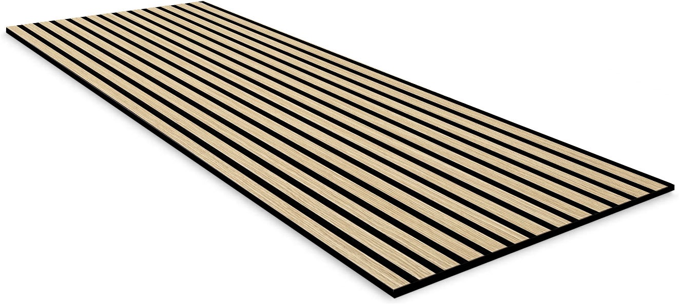 Architects Paper Schallschutzpaneel »A.S. Création Modular Wall Akustikpaneel Holzlamellen Eiche« 1 tlg. Echtholzfurnier auf rPET-Filz mit Schallabsorptionsklasse E