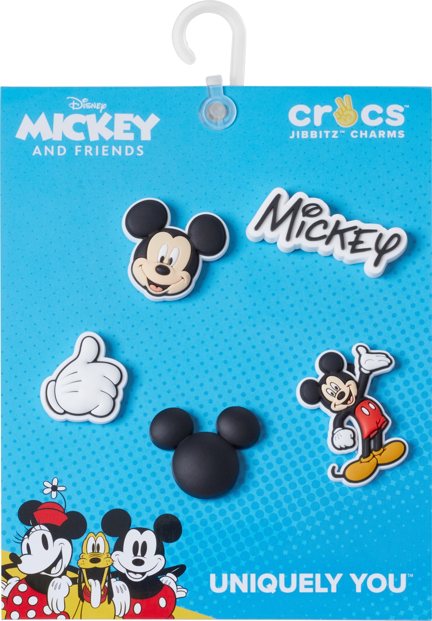 Crocs Schuhanstecker »Jibbitz™ Mickey Pant« Set, Kein Spielzeug. Nicht für Kinder unter 3 Jahren geeignet, 5 Stk. , Charm, Anstecker für Crocs Schuhe