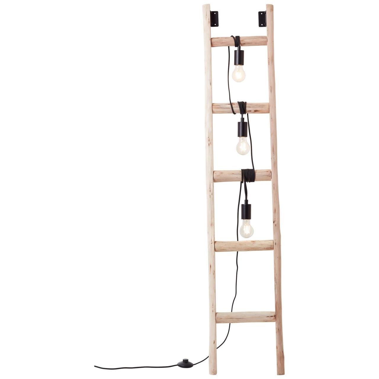 »Ladder«, 3 3 158 Brilliant OTTO Shop Online x flammig-flammig, schwarz/holz kaufen im Leuchten cm Höhe, E27, Holz/Metall, Stehlampe