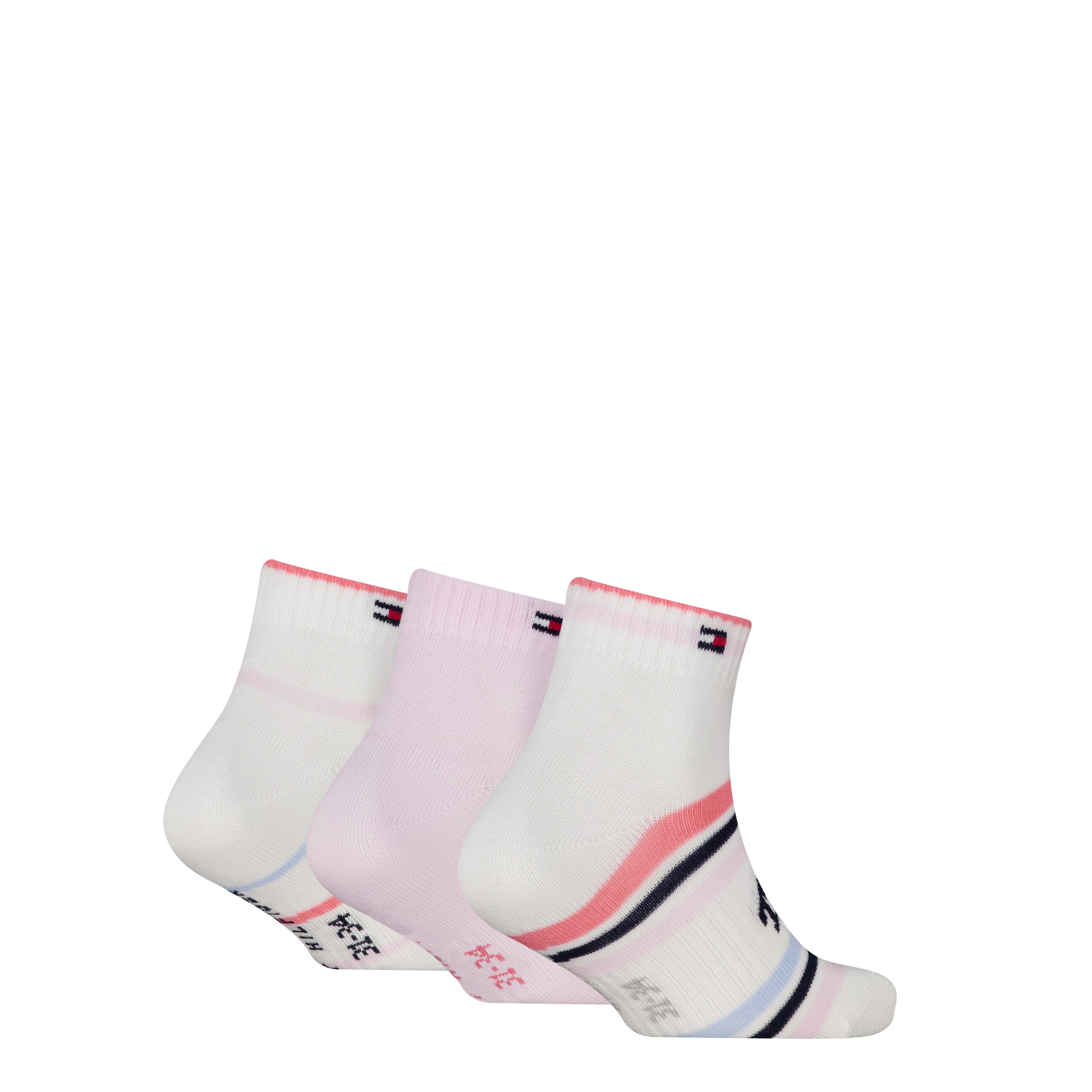 Tommy Hilfiger Kurzsocken »TH KIDS QUARTER 3P SPORT STRIPE« 3 Paar, 