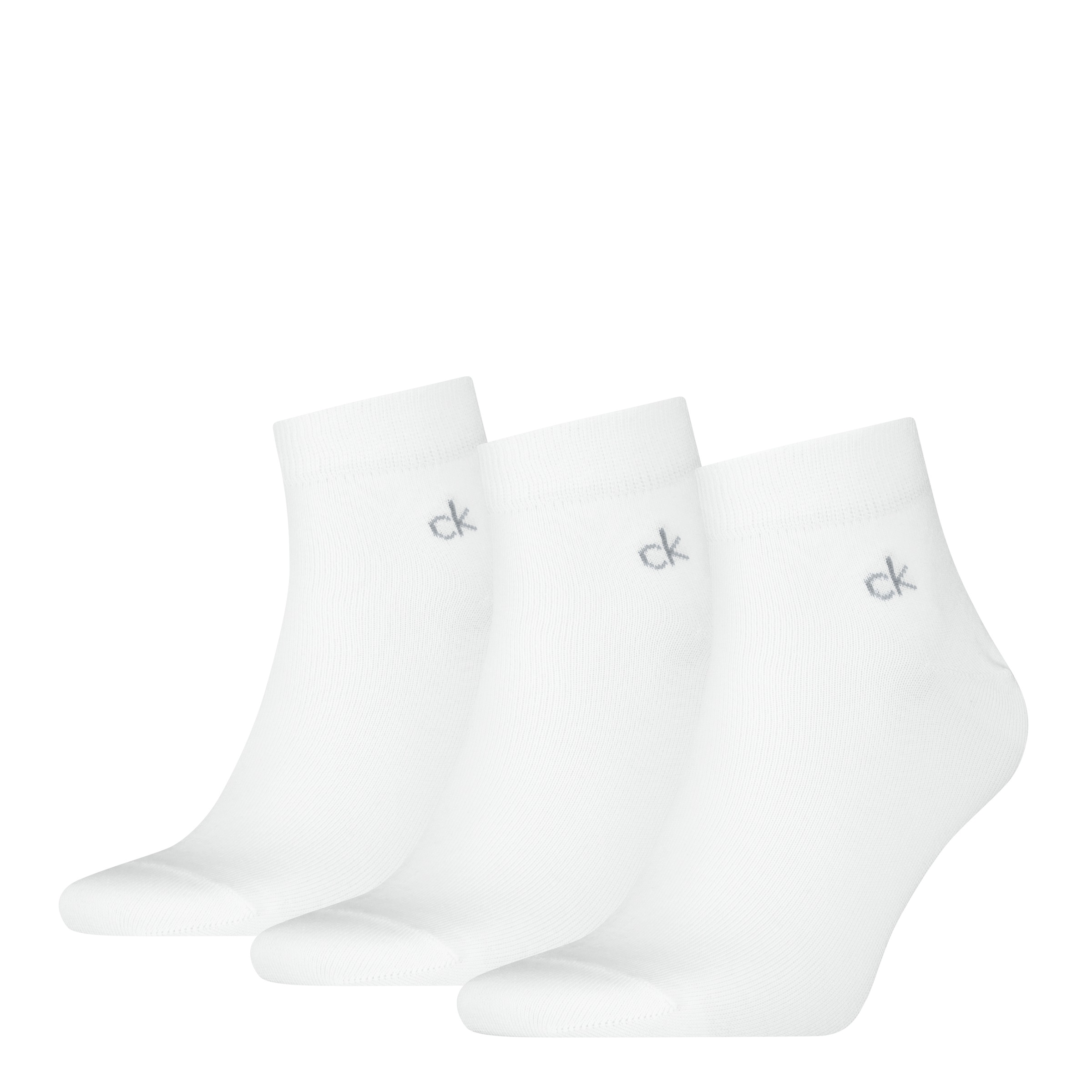 Calvin Klein Kurzsocken »CK MEN QUARTER« 3 Paar,  Rippenbündchen, Cotton-Mix, elastisch