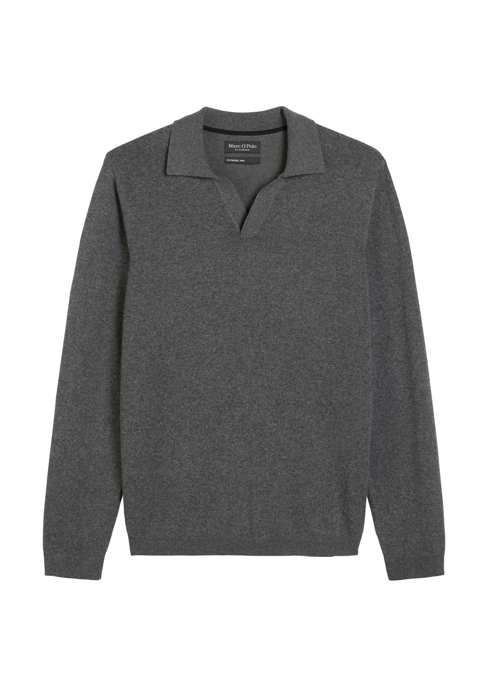 Marc O'Polo Strickpullover, Polokragen, Regular fit, weiche Wollmischung