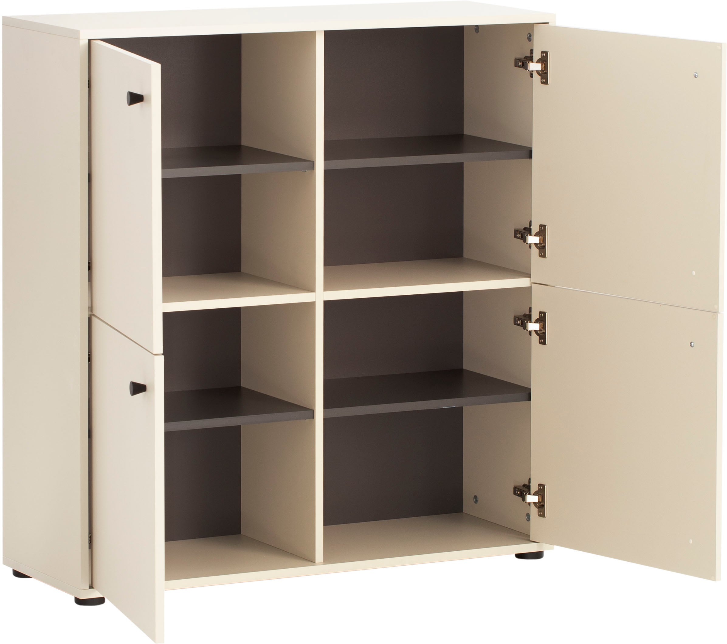 Schildmeyer Hochkommode »Lovund, Breite 98 cm«, Türscharniere mit Softclose-Funktion